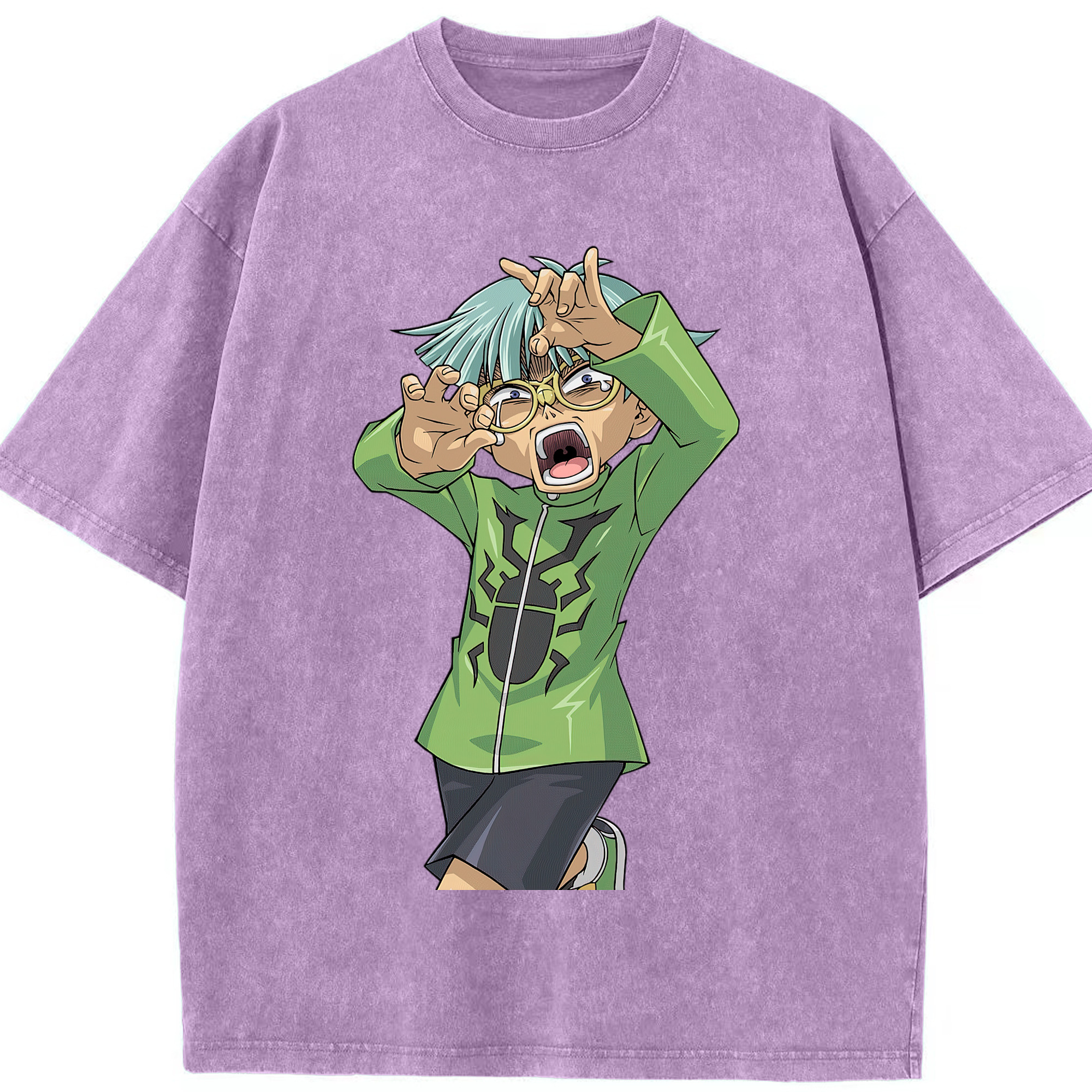 （画像用） 遊☆戯☆王 Yu-Gi-Oh! 綿100% ヴィンテージ風 半袖Tシャツ（フロントプリント）