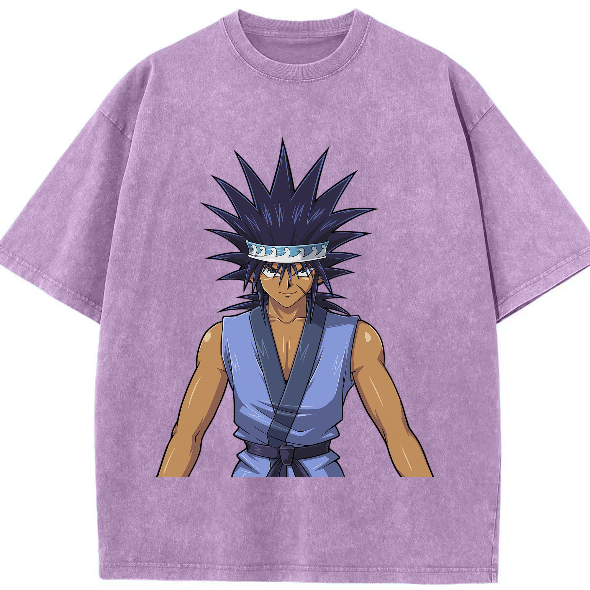 （画像用） 遊☆戯☆王 Yu-Gi-Oh! 綿100% ヴィンテージ風 半袖Tシャツ（フロントプリント）