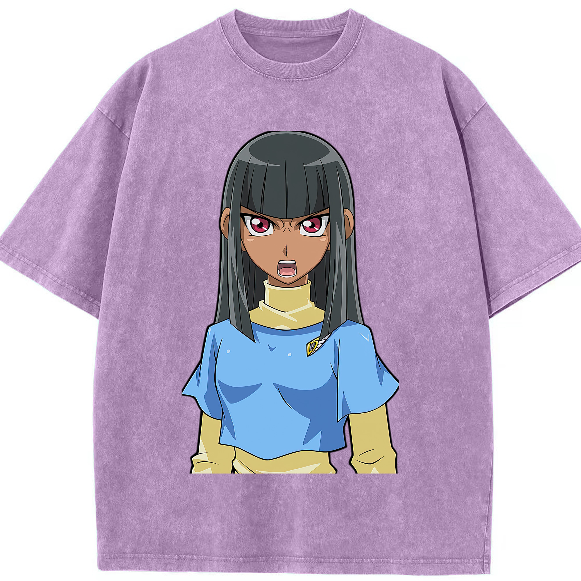 （画像用） 遊☆戯☆王 Yu-Gi-Oh! 綿100% ヴィンテージ風 半袖Tシャツ（フロントプリント）