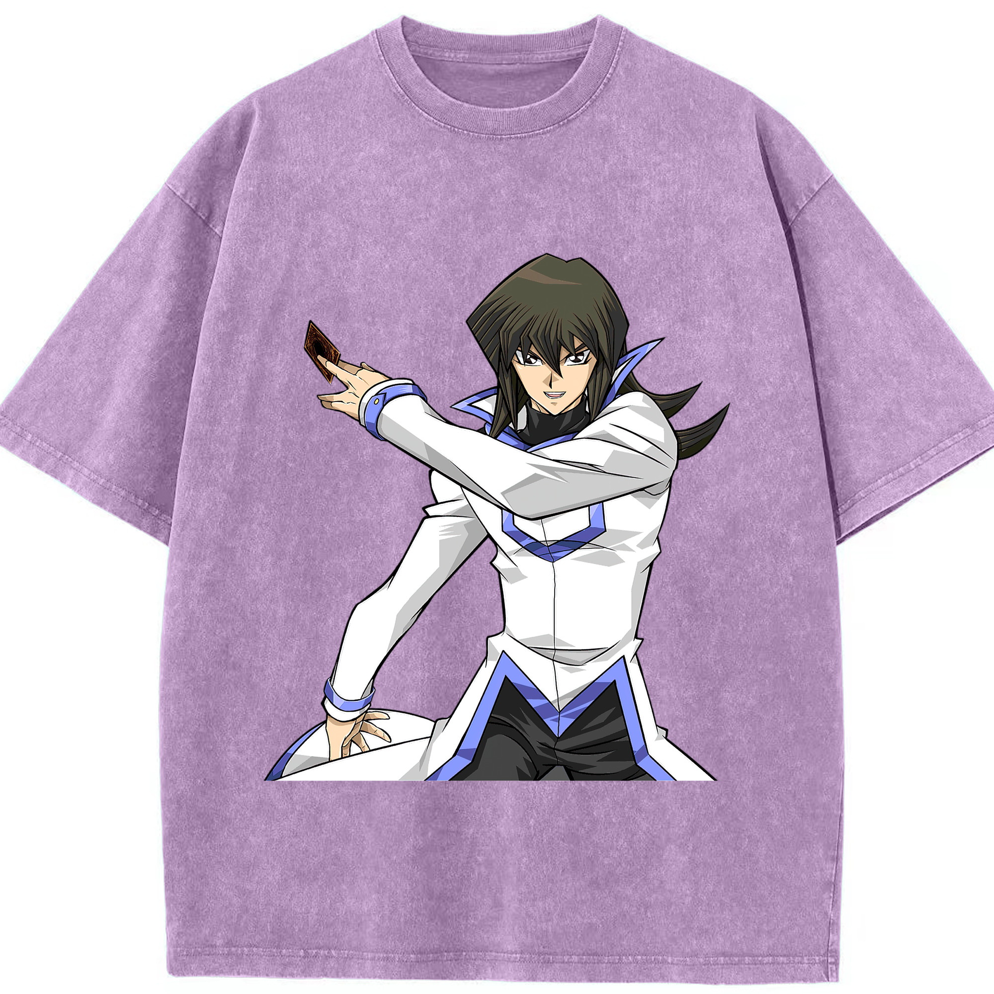 （画像用） 遊☆戯☆王 Yu-Gi-Oh! 綿100% ヴィンテージ風 半袖Tシャツ（フロントプリント）