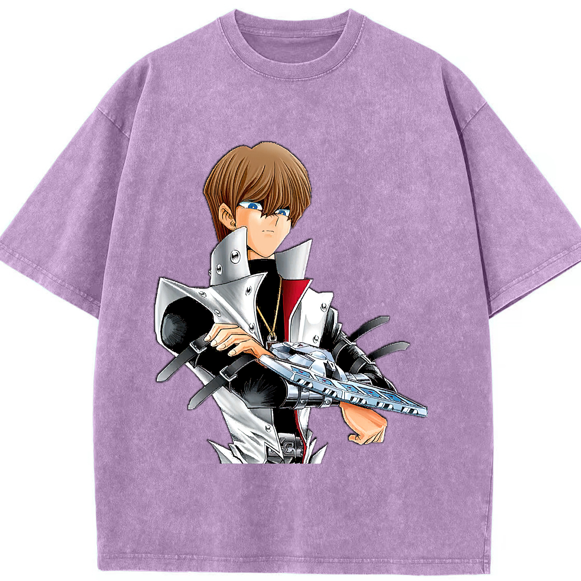 （画像用） 遊☆戯☆王 Yu-Gi-Oh! 綿100% ヴィンテージ風 半袖Tシャツ（フロントプリント）
