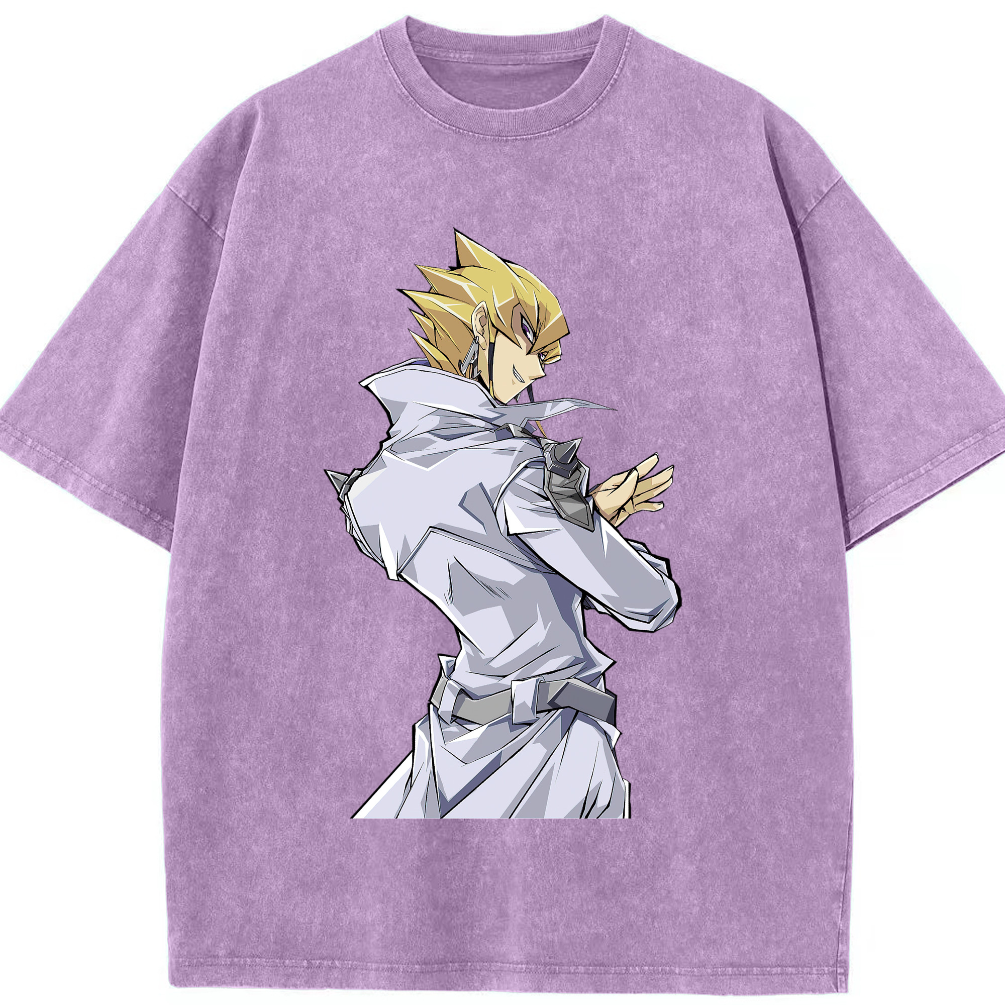 （画像用） 遊☆戯☆王 Yu-Gi-Oh! 綿100% ヴィンテージ風 半袖Tシャツ（フロントプリント）