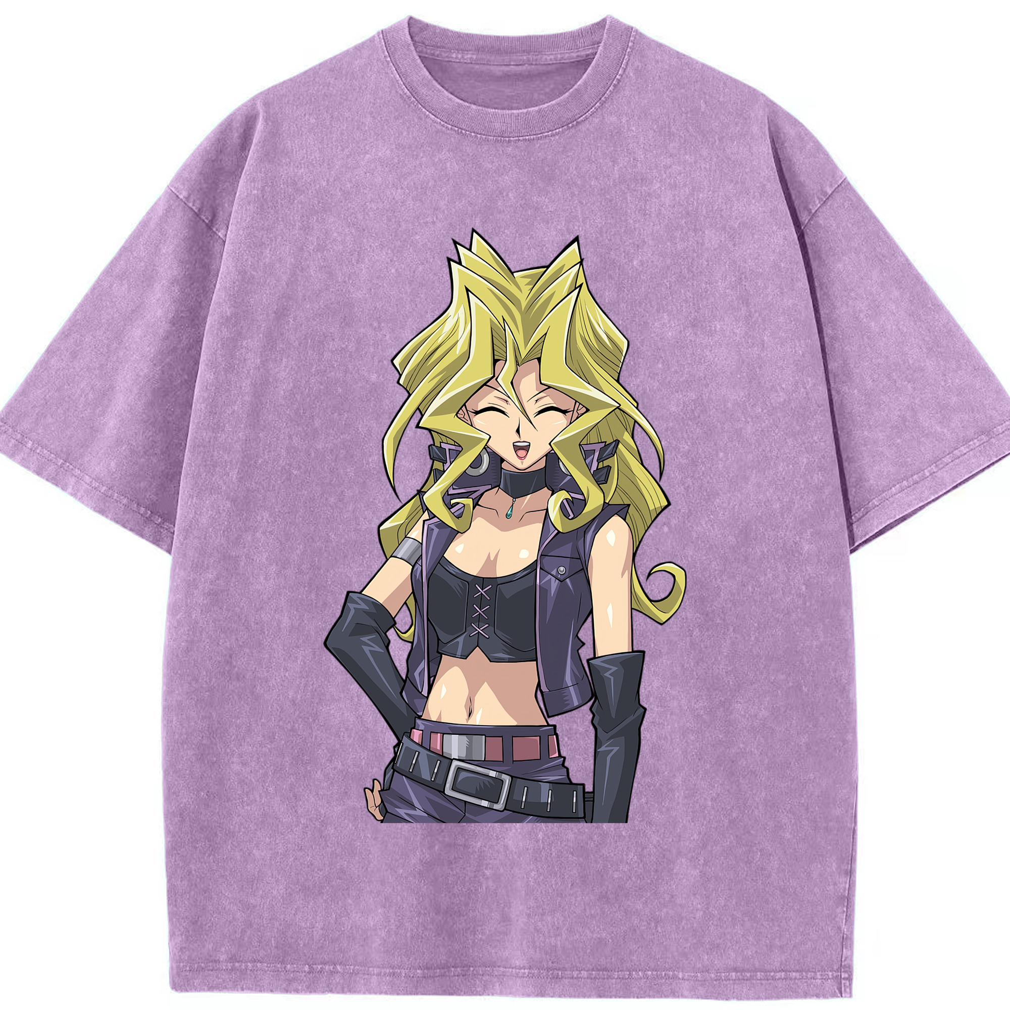 （画像用） 遊☆戯☆王 Yu-Gi-Oh! 綿100% ヴィンテージ風 半袖Tシャツ（フロントプリント）