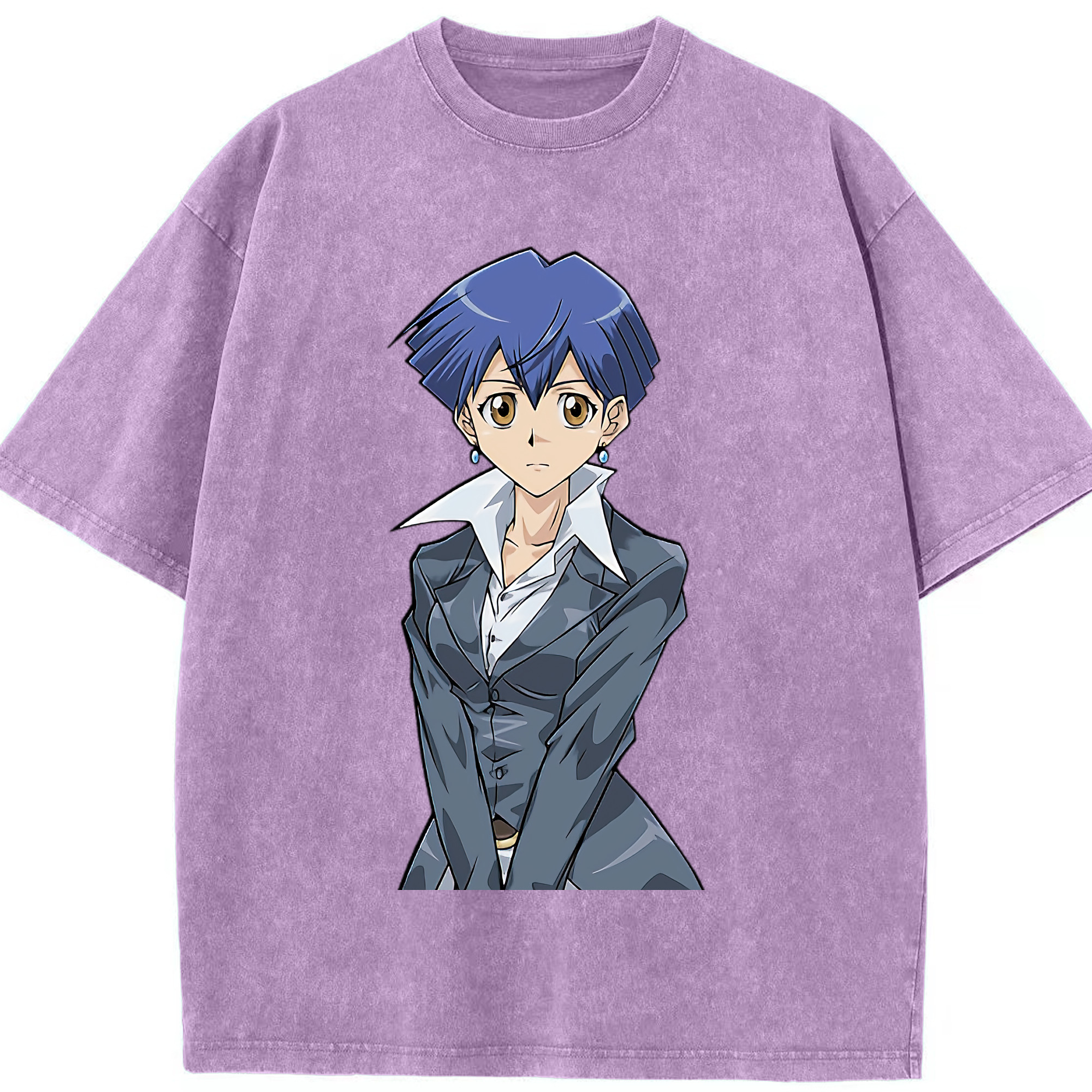 （画像用） 遊☆戯☆王 Yu-Gi-Oh! 綿100% ヴィンテージ風 半袖Tシャツ（フロントプリント）