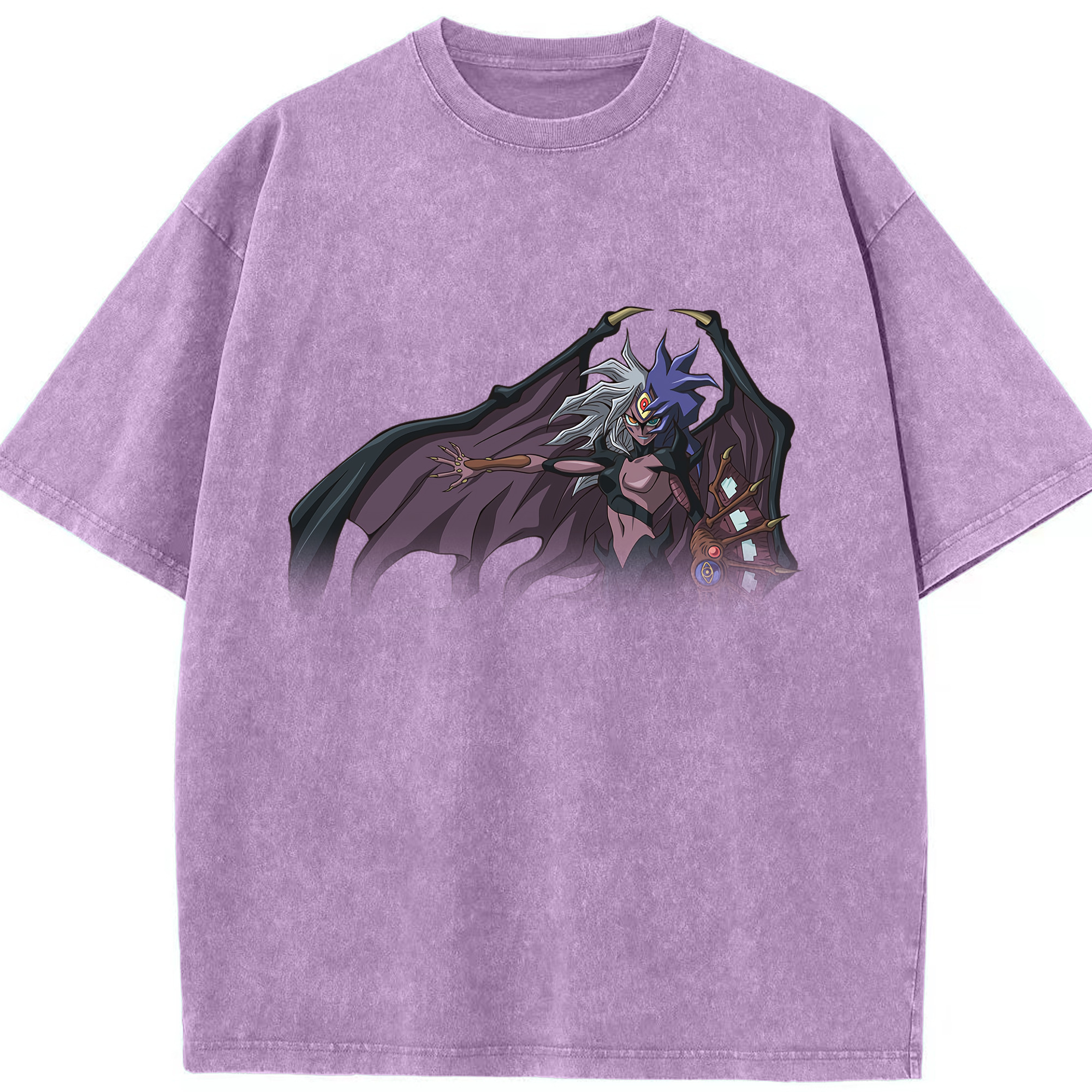 （画像用） 遊☆戯☆王 Yu-Gi-Oh! 綿100% ヴィンテージ風 半袖Tシャツ（フロントプリント）