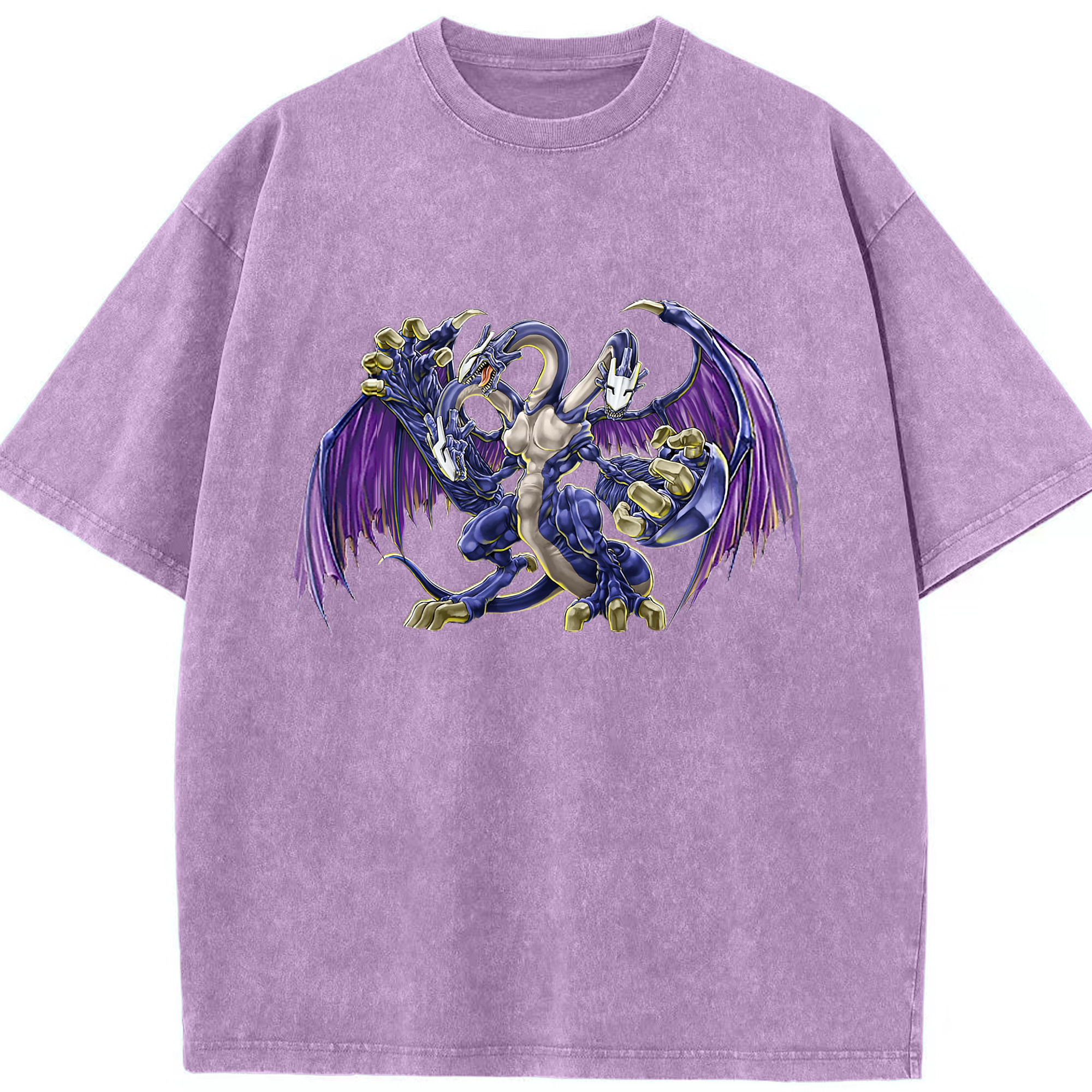 （画像用） 遊☆戯☆王 Yu-Gi-Oh! 綿100% ヴィンテージ風 半袖Tシャツ（フロントプリント）