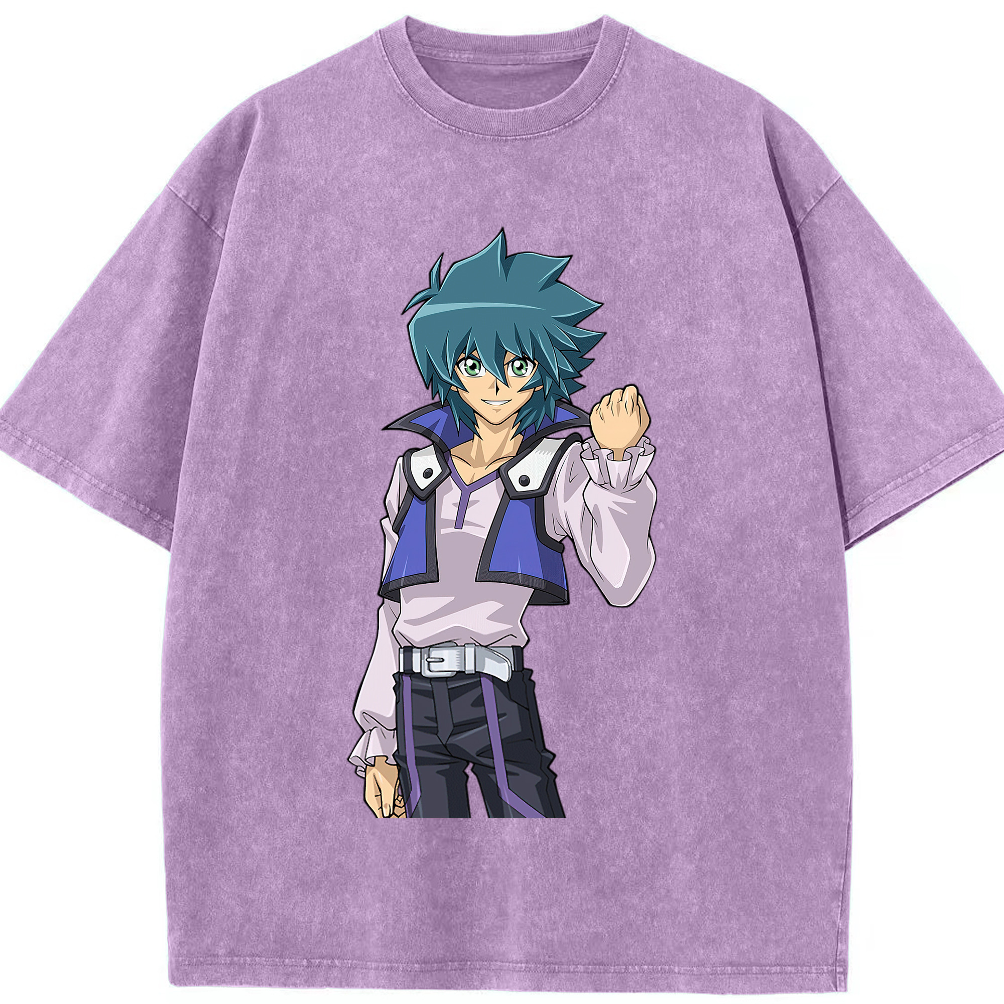 （画像用） 遊☆戯☆王 Yu-Gi-Oh! 綿100% ヴィンテージ風 半袖Tシャツ（フロントプリント）