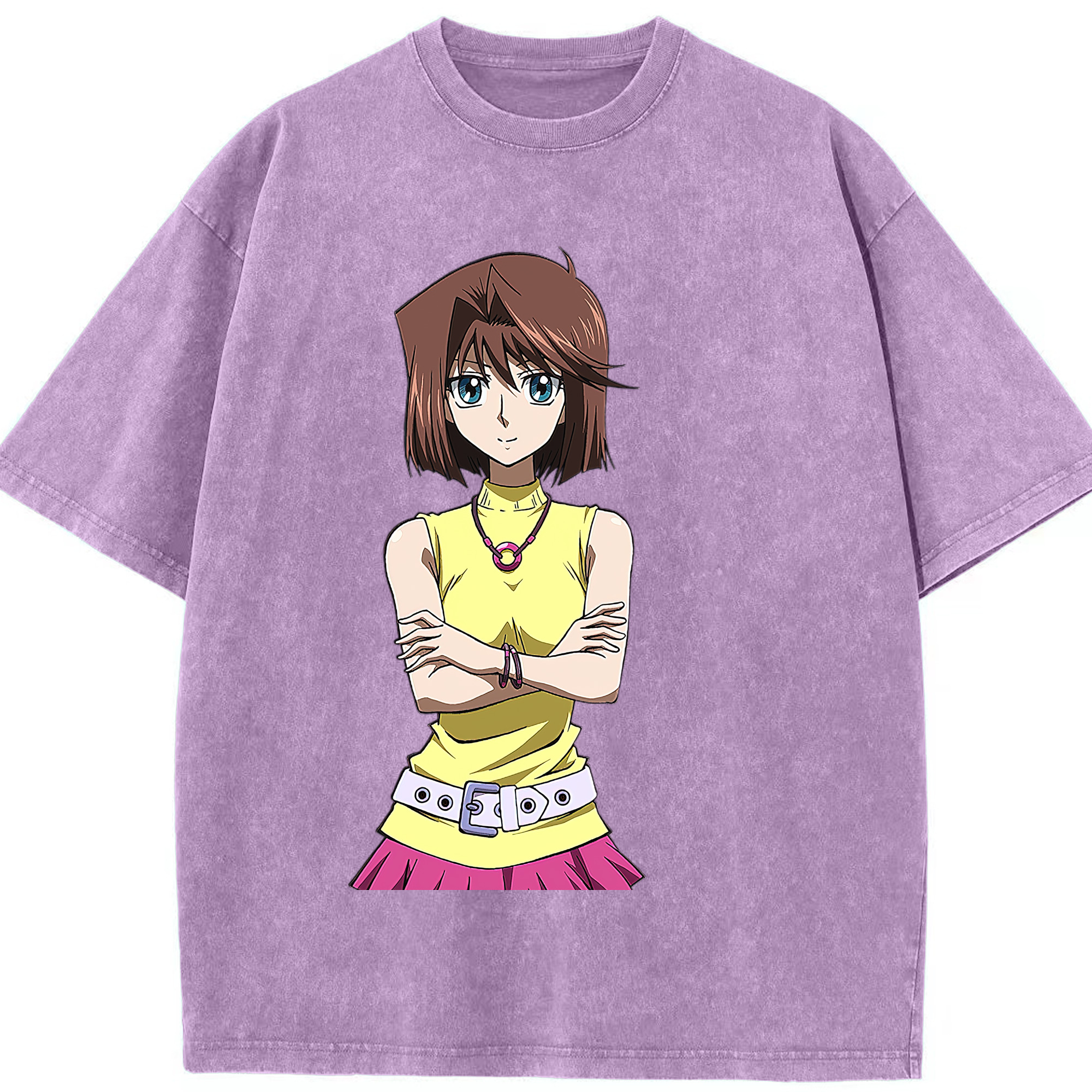 （画像用） 遊☆戯☆王 Yu-Gi-Oh! 綿100% ヴィンテージ風 半袖Tシャツ（フロントプリント）