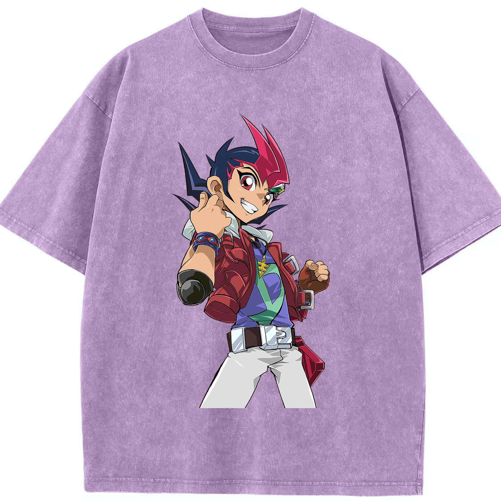 （画像用） 遊☆戯☆王 Yu-Gi-Oh! 綿100% ヴィンテージ風 半袖Tシャツ（フロントプリント）