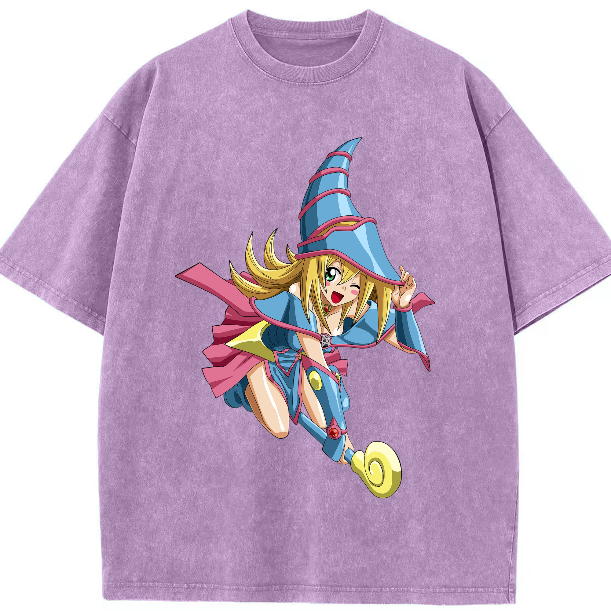 （画像用） 遊☆戯☆王 Yu-Gi-Oh! 綿100% ヴィンテージ風 半袖Tシャツ（フロントプリント）