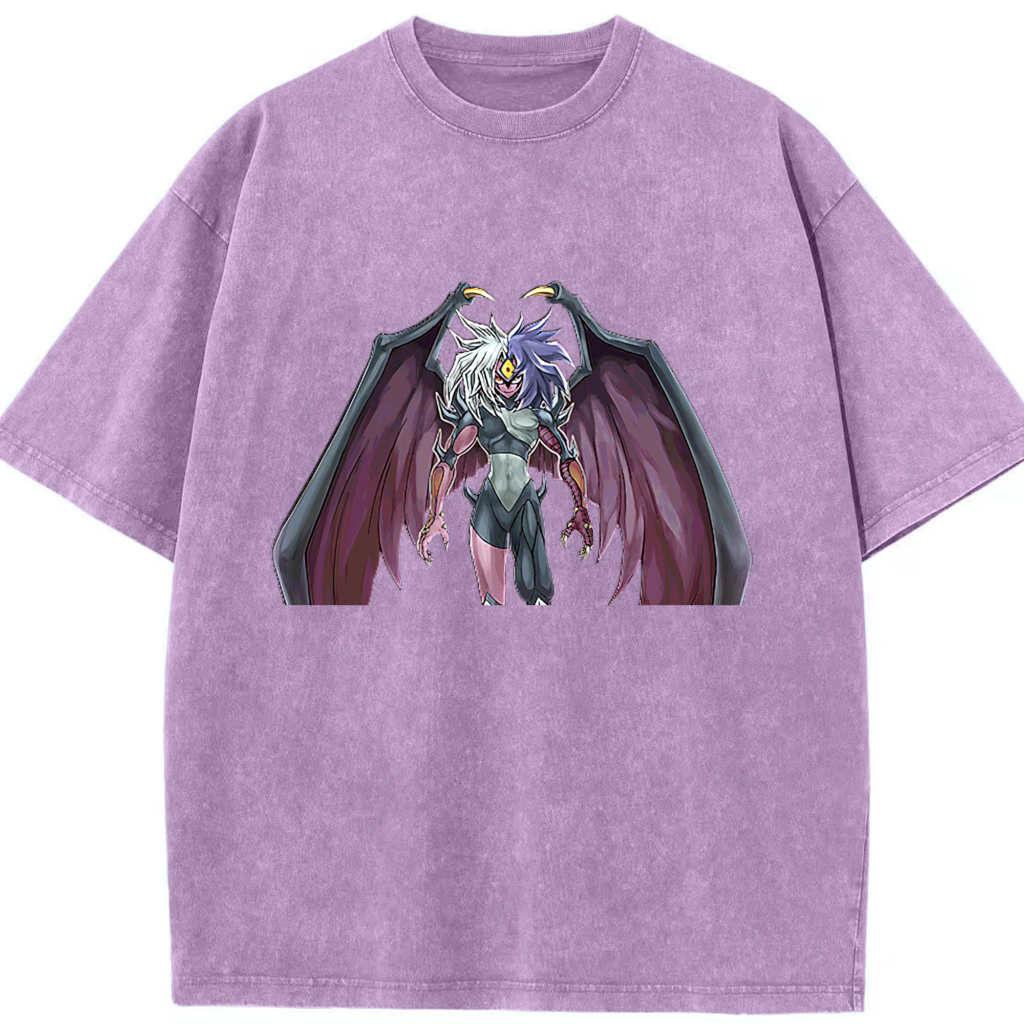 （画像用） 遊☆戯☆王 Yu-Gi-Oh! 綿100% ヴィンテージ風 半袖Tシャツ（フロントプリント）