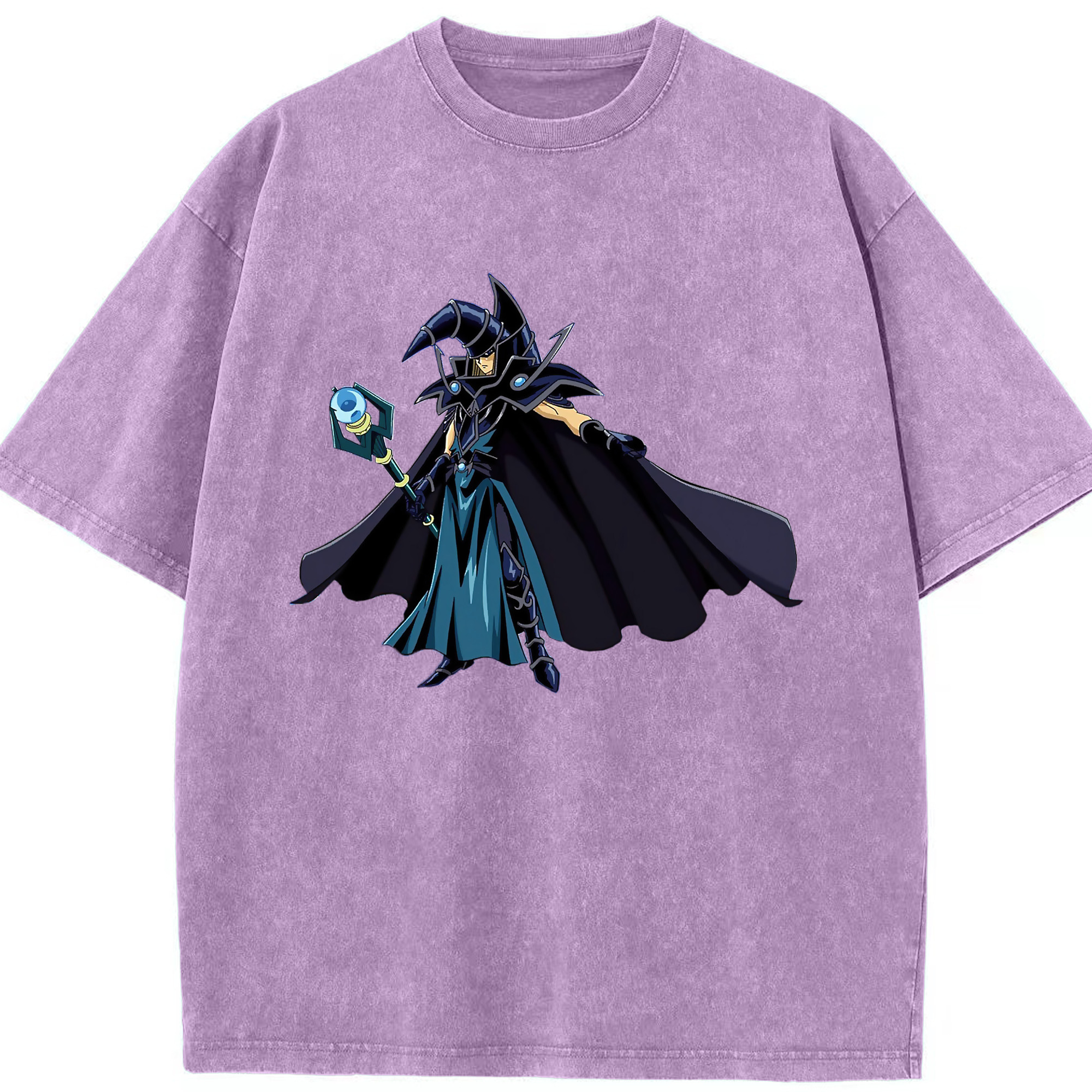 （画像用） 遊☆戯☆王 Yu-Gi-Oh! 綿100% ヴィンテージ風 半袖Tシャツ（フロントプリント）