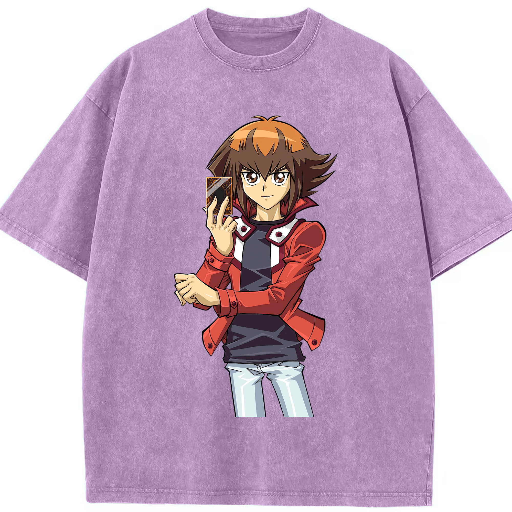 （画像用） 遊☆戯☆王 Yu-Gi-Oh! 綿100% ヴィンテージ風 半袖Tシャツ（フロントプリント）
