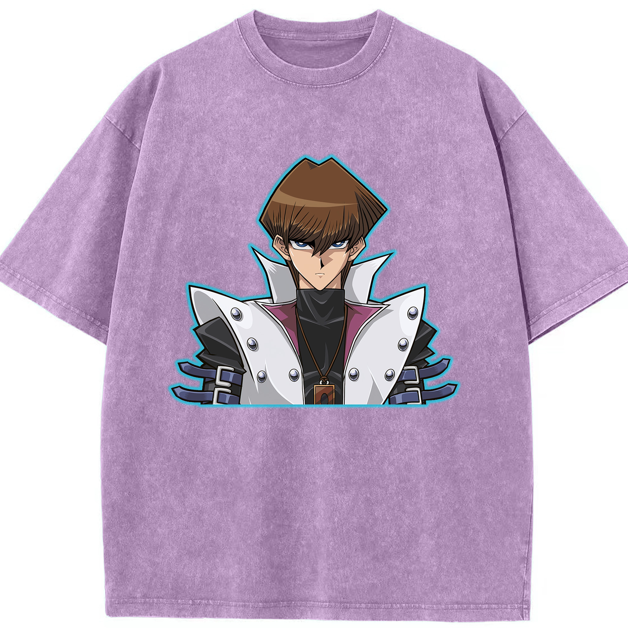 （画像用） 遊☆戯☆王 Yu-Gi-Oh! 綿100% ヴィンテージ風 半袖Tシャツ（フロントプリント）