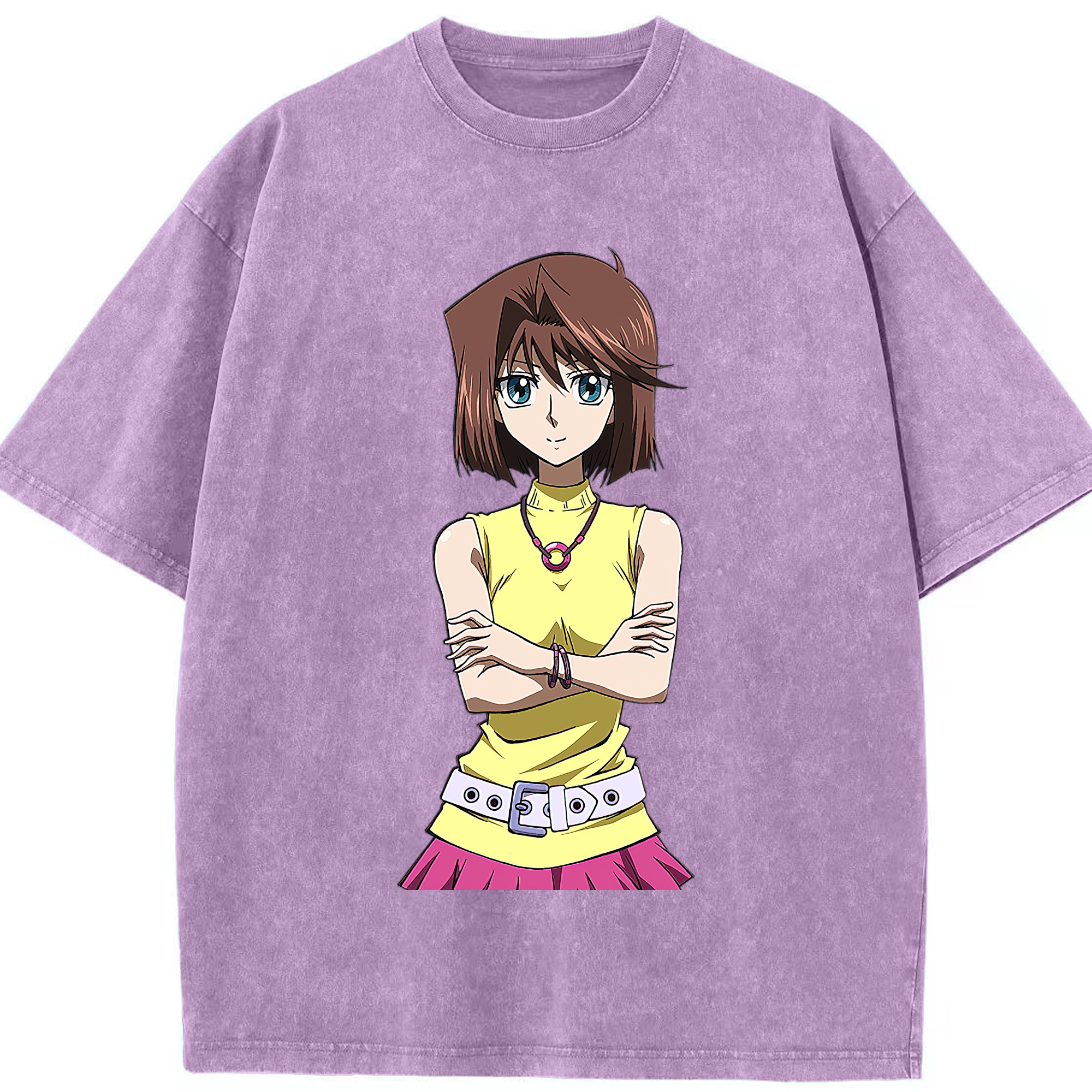 （画像用） 遊☆戯☆王 Yu-Gi-Oh! 綿100% ヴィンテージ風 半袖Tシャツ（フロントプリント）