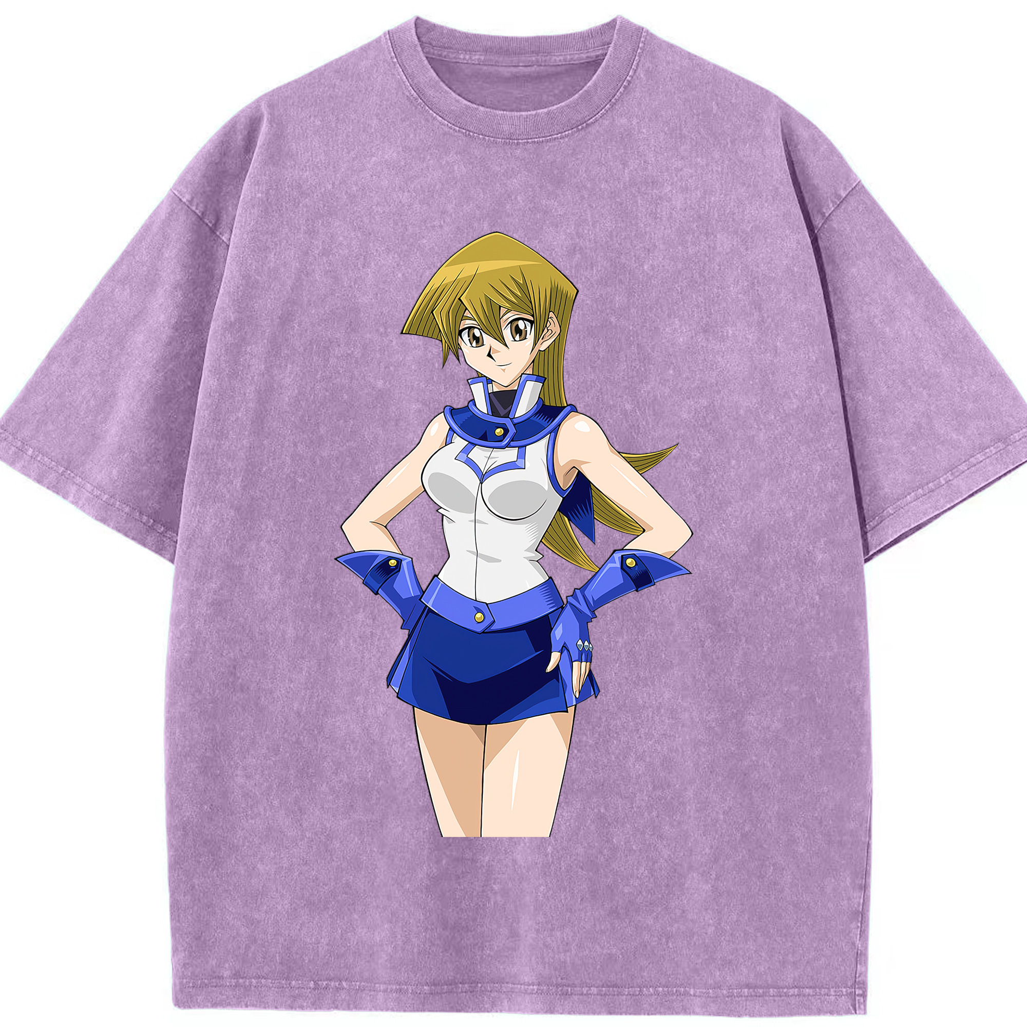 （画像用） 遊☆戯☆王 Yu-Gi-Oh! 綿100% ヴィンテージ風 半袖Tシャツ（フロントプリント）