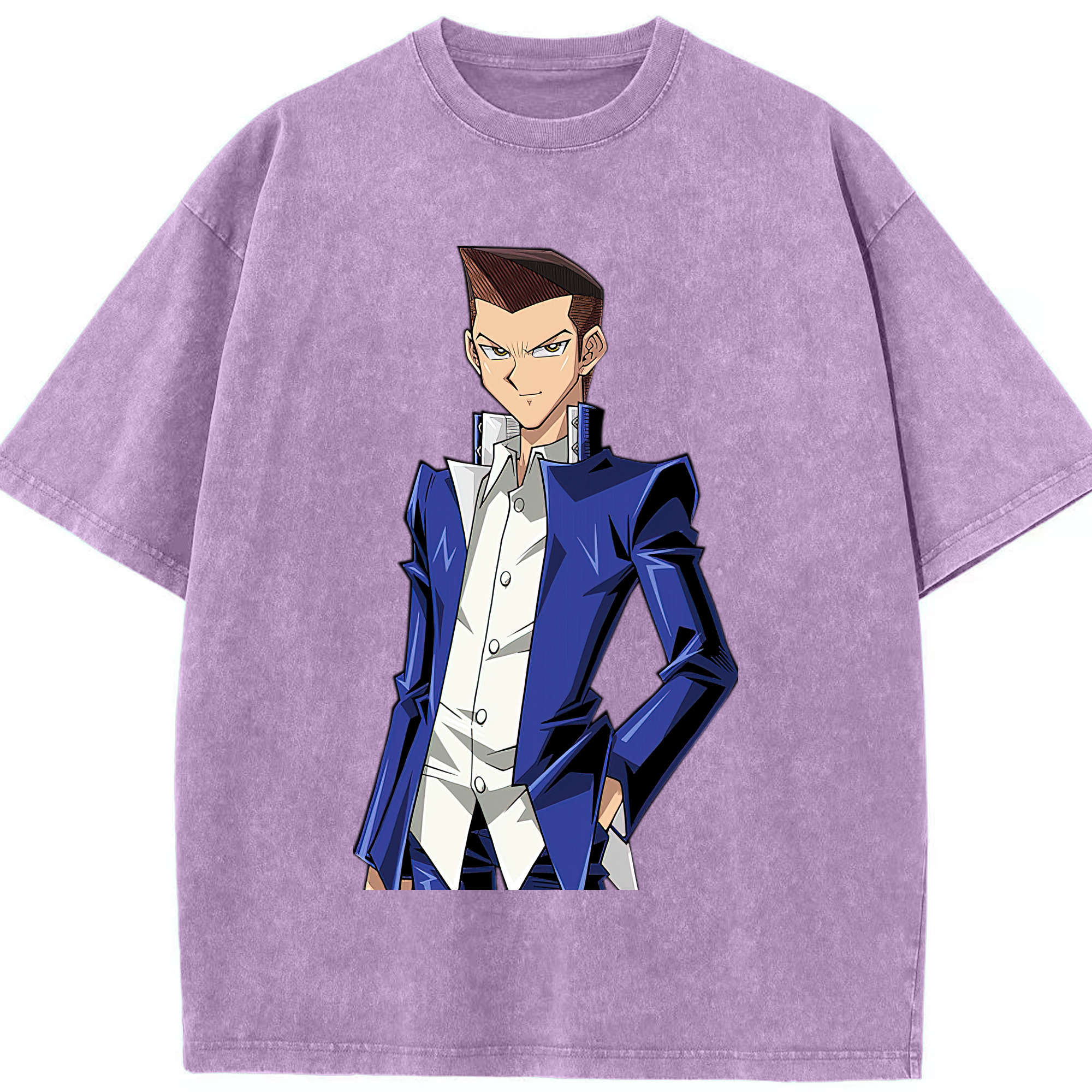 （画像用） 遊☆戯☆王 Yu-Gi-Oh! 綿100% ヴィンテージ風 半袖Tシャツ（フロントプリント）