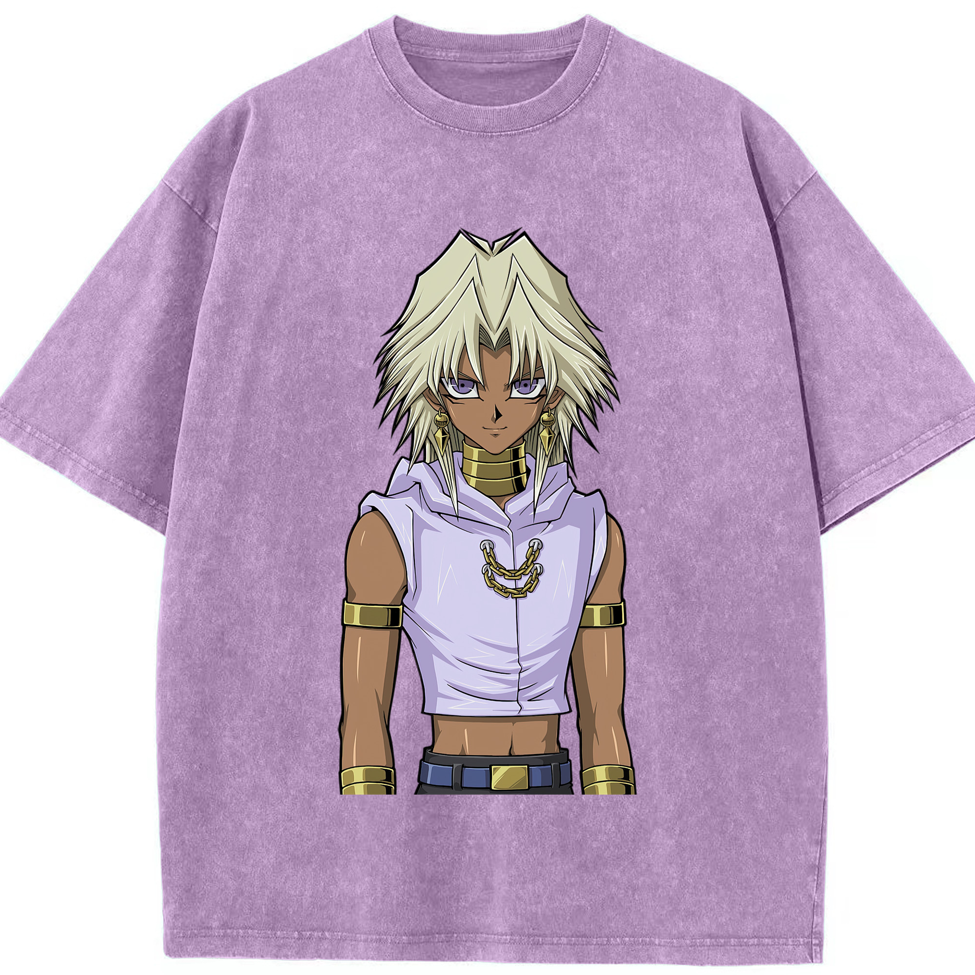 （画像用） 遊☆戯☆王 Yu-Gi-Oh! 綿100% ヴィンテージ風 半袖Tシャツ（フロントプリント）