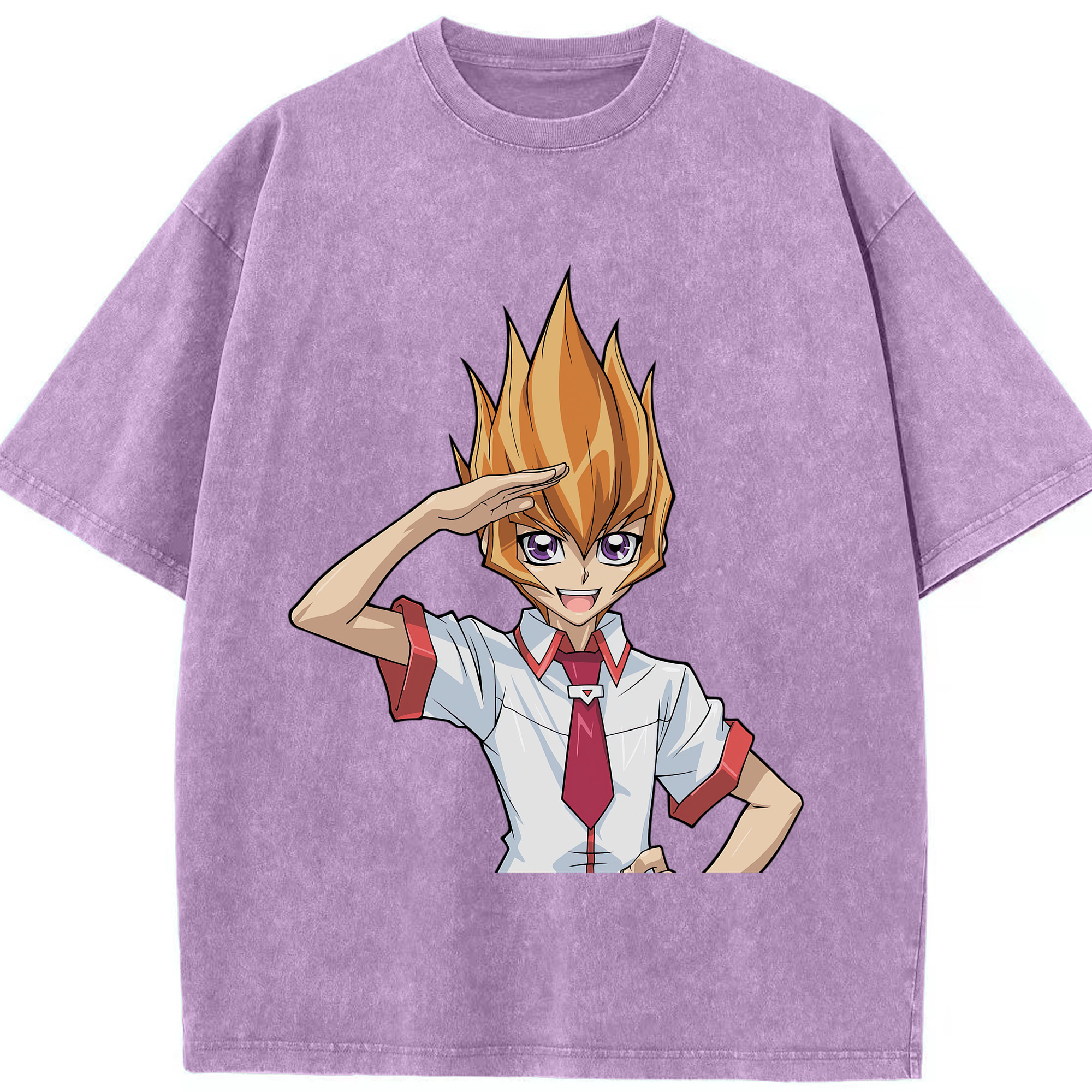 （画像用） 遊☆戯☆王 Yu-Gi-Oh! 綿100% ヴィンテージ風 半袖Tシャツ（フロントプリント）
