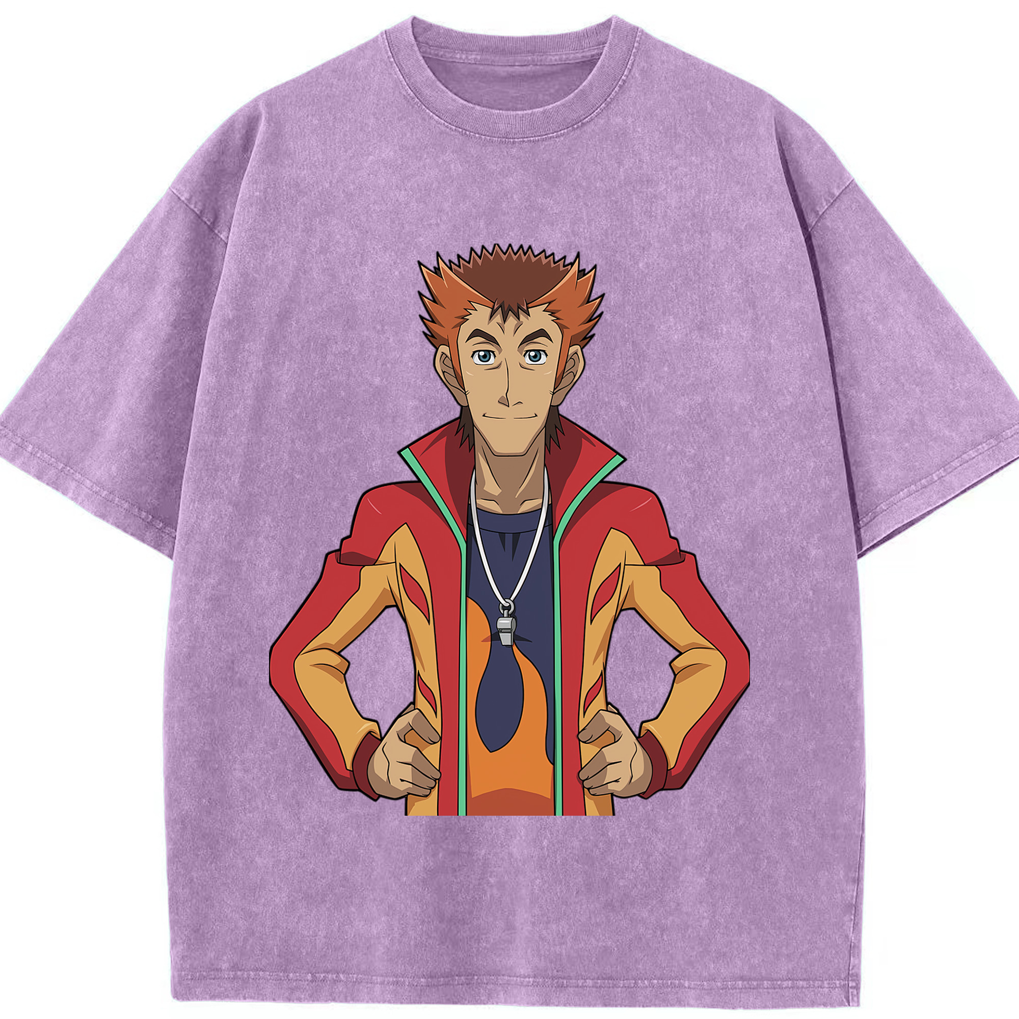 （画像用） 遊☆戯☆王 Yu-Gi-Oh! 綿100% ヴィンテージ風 半袖Tシャツ（フロントプリント）