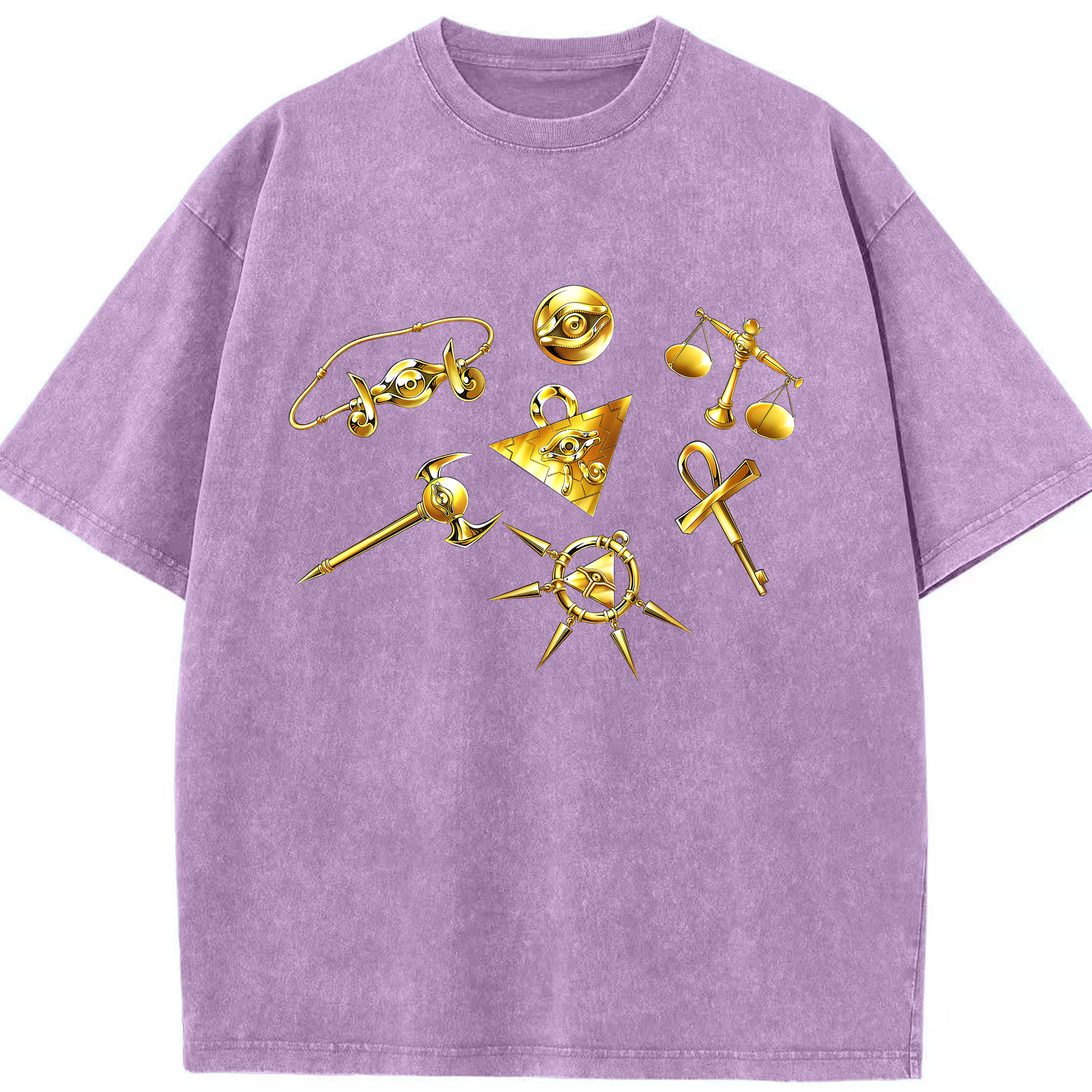 （画像用） 遊☆戯☆王 Yu-Gi-Oh! 綿100% ヴィンテージ風 半袖Tシャツ（フロントプリント）