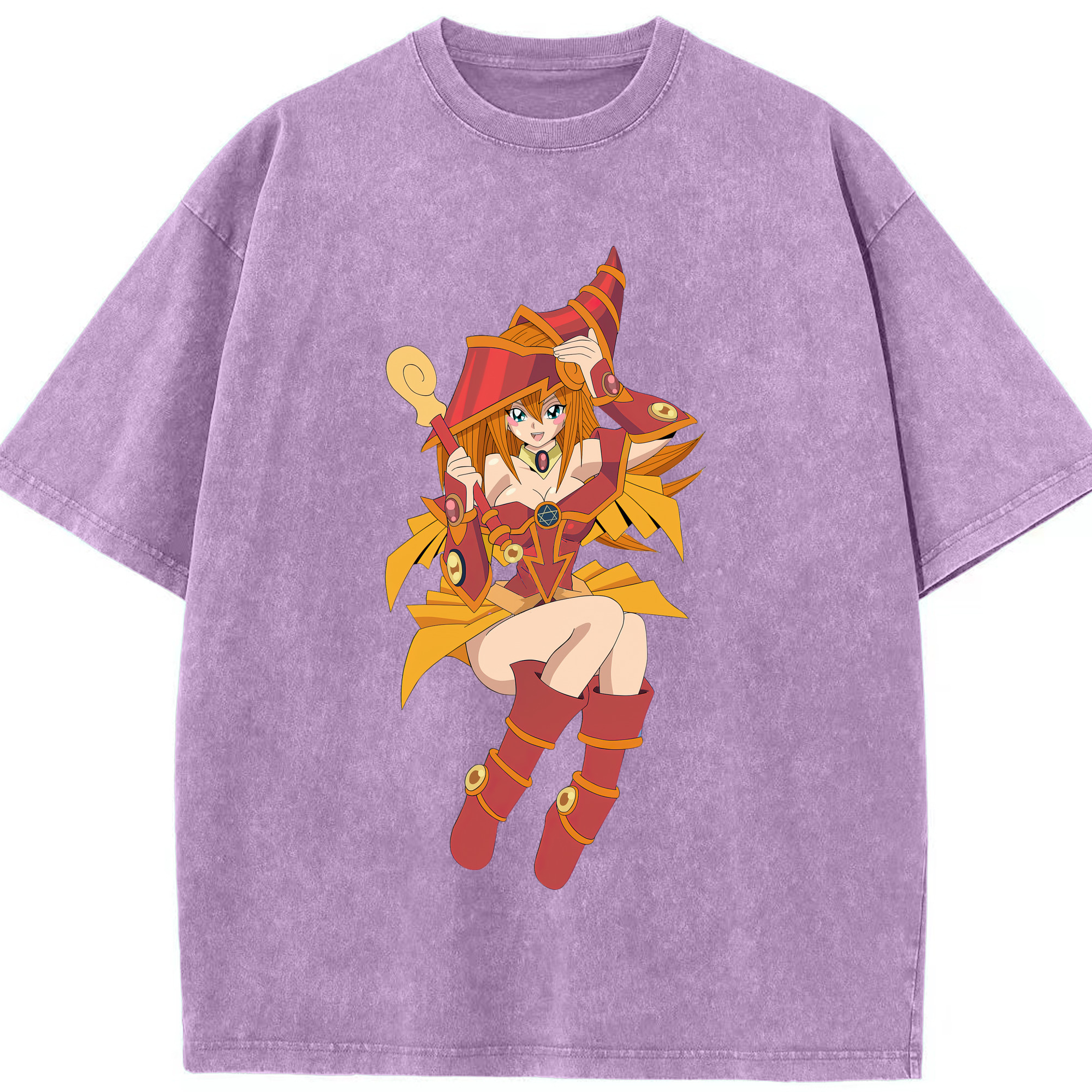 （画像用） 遊☆戯☆王 Yu-Gi-Oh! 綿100% ヴィンテージ風 半袖Tシャツ（フロントプリント）