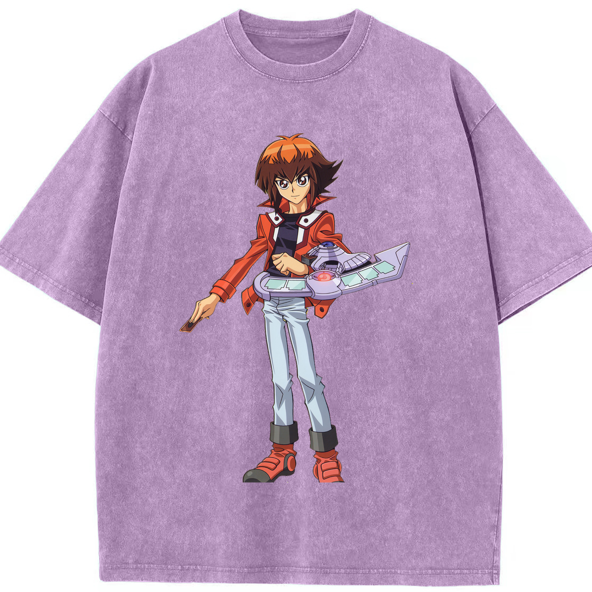 （画像用） 遊☆戯☆王 Yu-Gi-Oh! 綿100% ヴィンテージ風 半袖Tシャツ（フロントプリント）