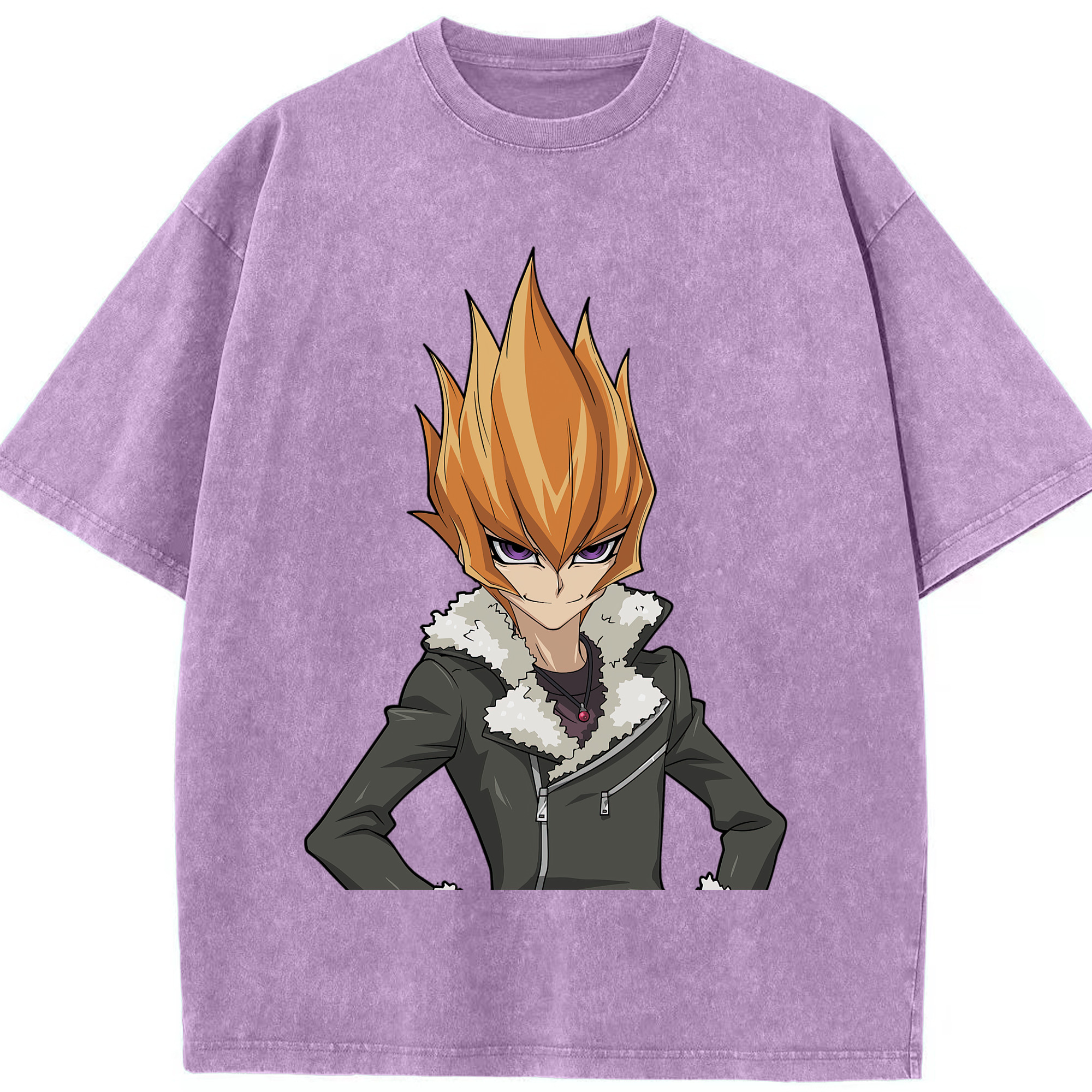 （画像用） 遊☆戯☆王 Yu-Gi-Oh! 綿100% ヴィンテージ風 半袖Tシャツ（フロントプリント）