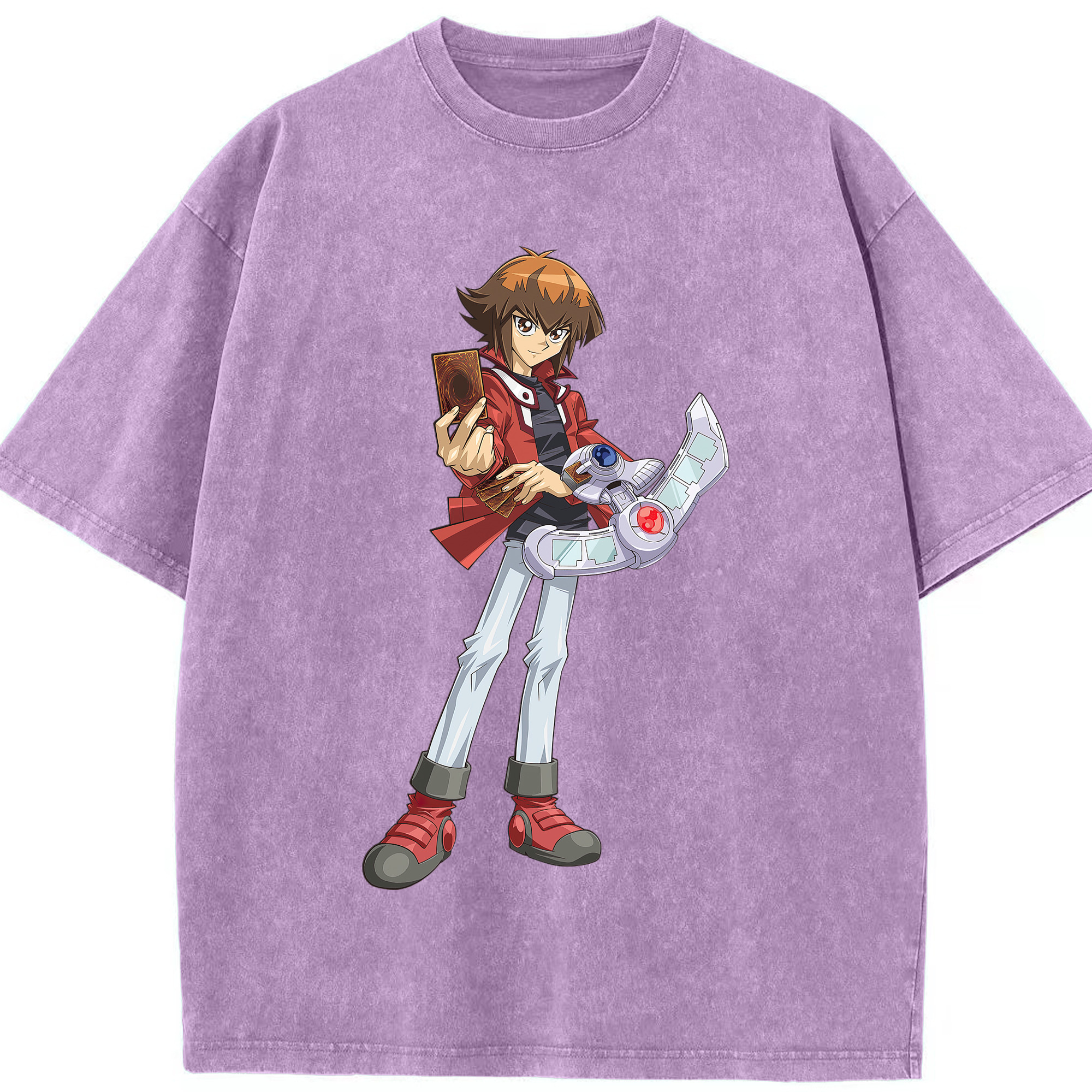 （画像用） 遊☆戯☆王 Yu-Gi-Oh! 綿100% ヴィンテージ風 半袖Tシャツ（フロントプリント）