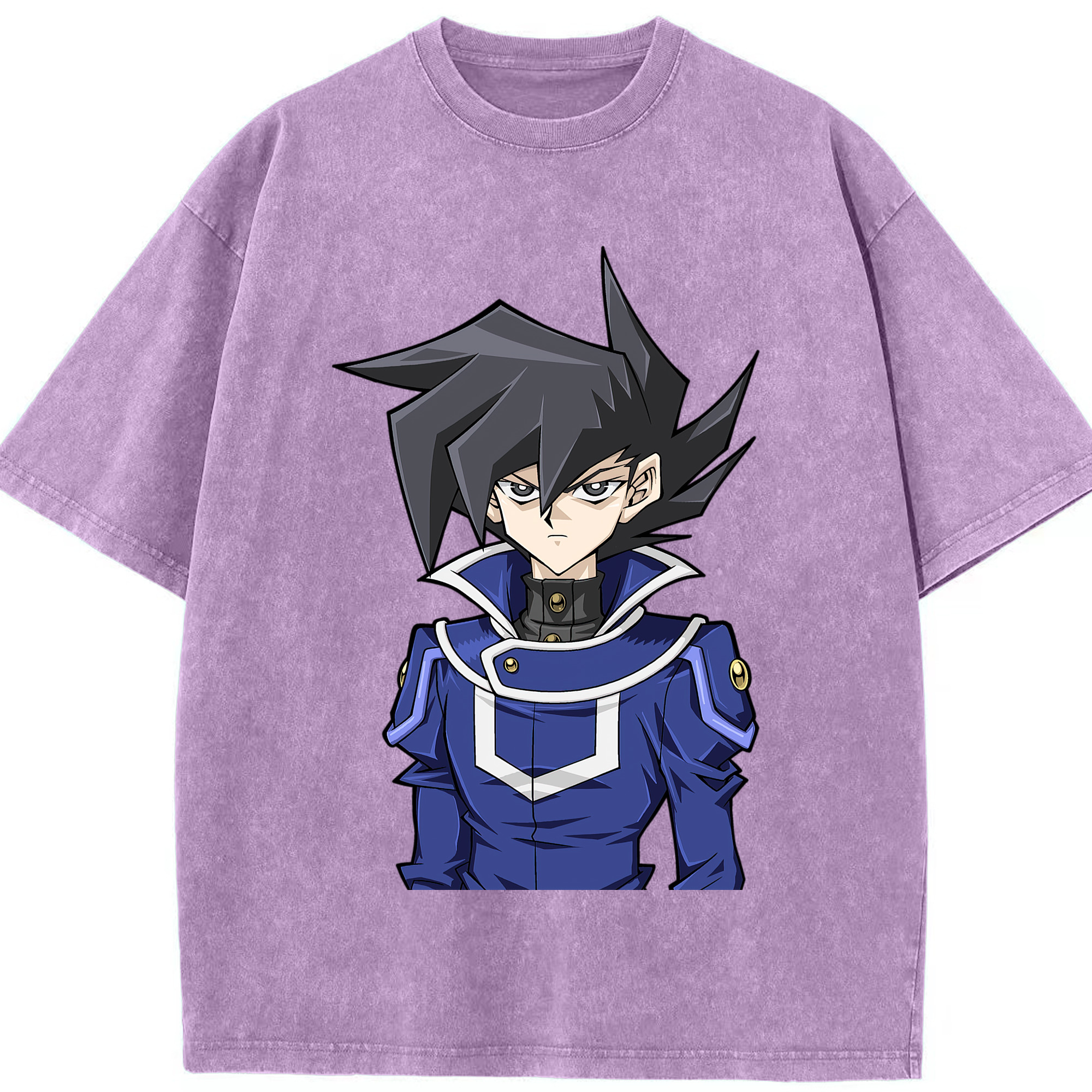 （画像用） 遊☆戯☆王 Yu-Gi-Oh! 綿100% ヴィンテージ風 半袖Tシャツ（フロントプリント）