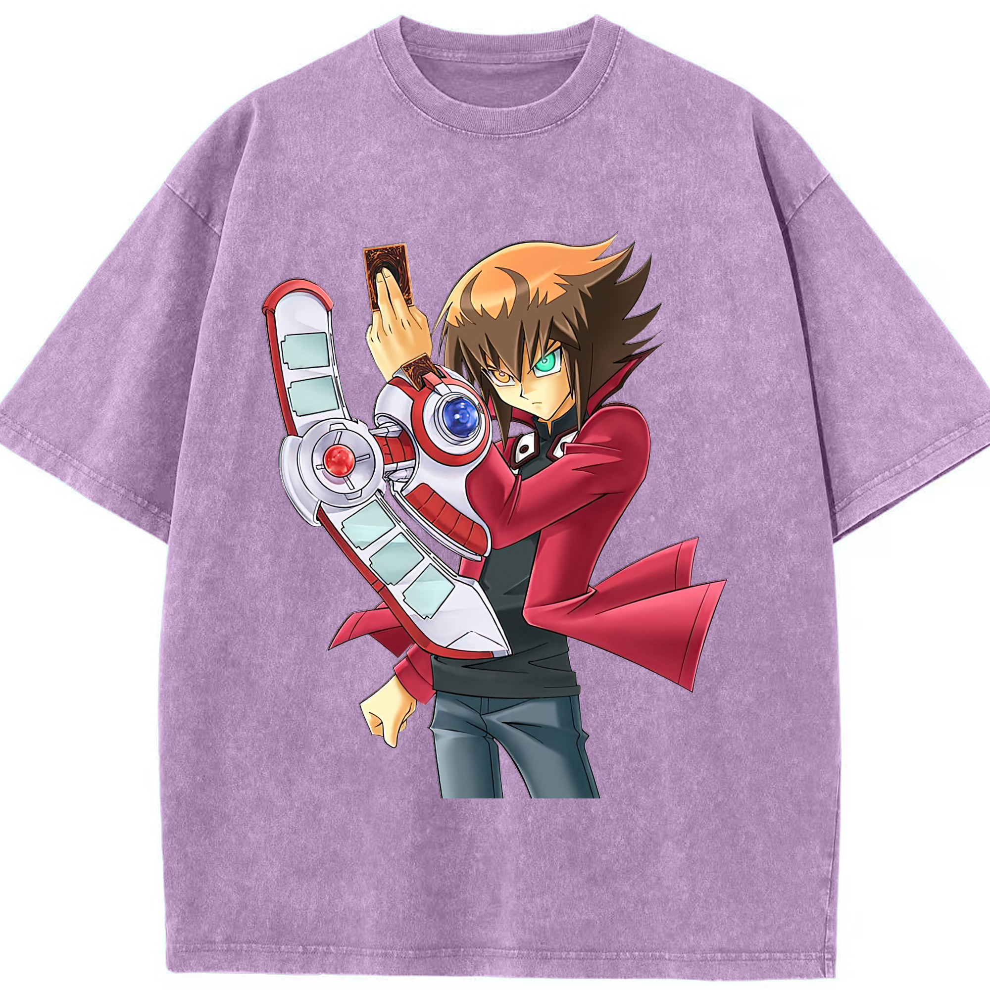 （画像用） 遊☆戯☆王 Yu-Gi-Oh! 綿100% ヴィンテージ風 半袖Tシャツ（フロントプリント）
