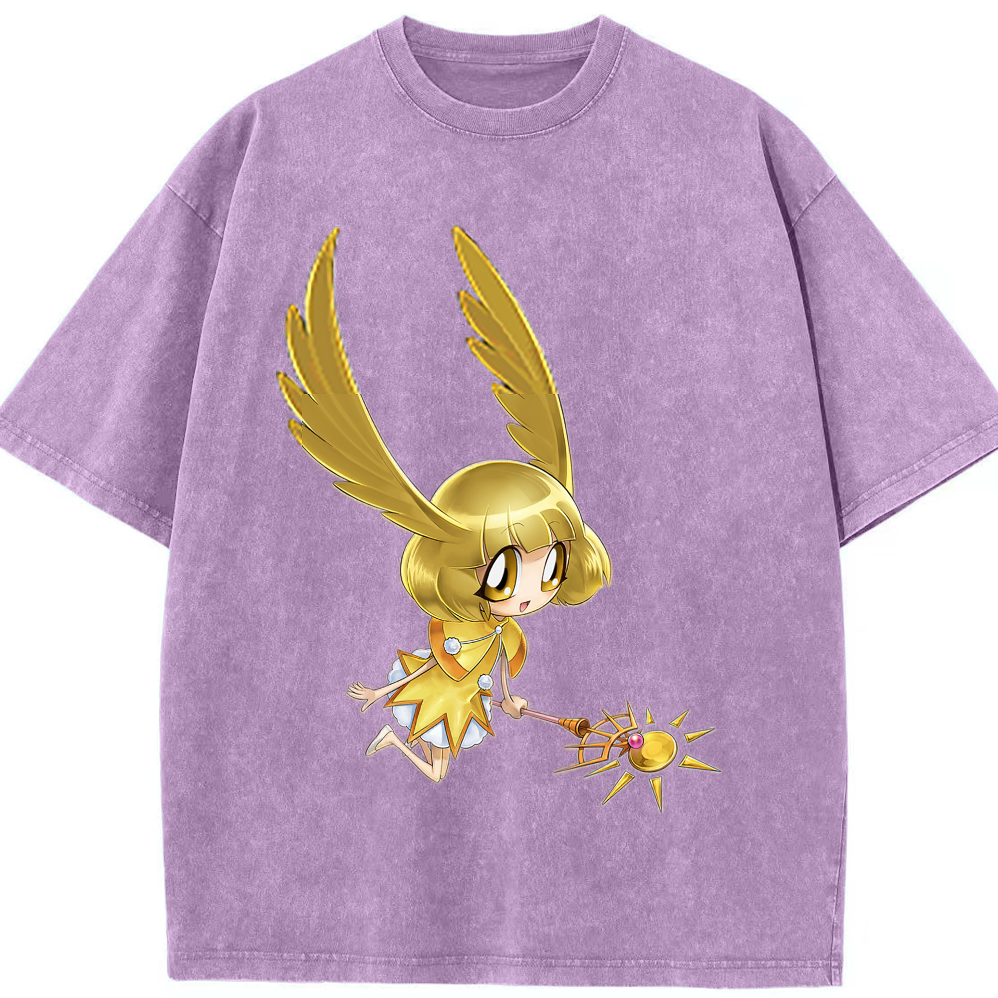 （画像用） 遊☆戯☆王 Yu-Gi-Oh! 綿100% ヴィンテージ風 半袖Tシャツ（フロントプリント）