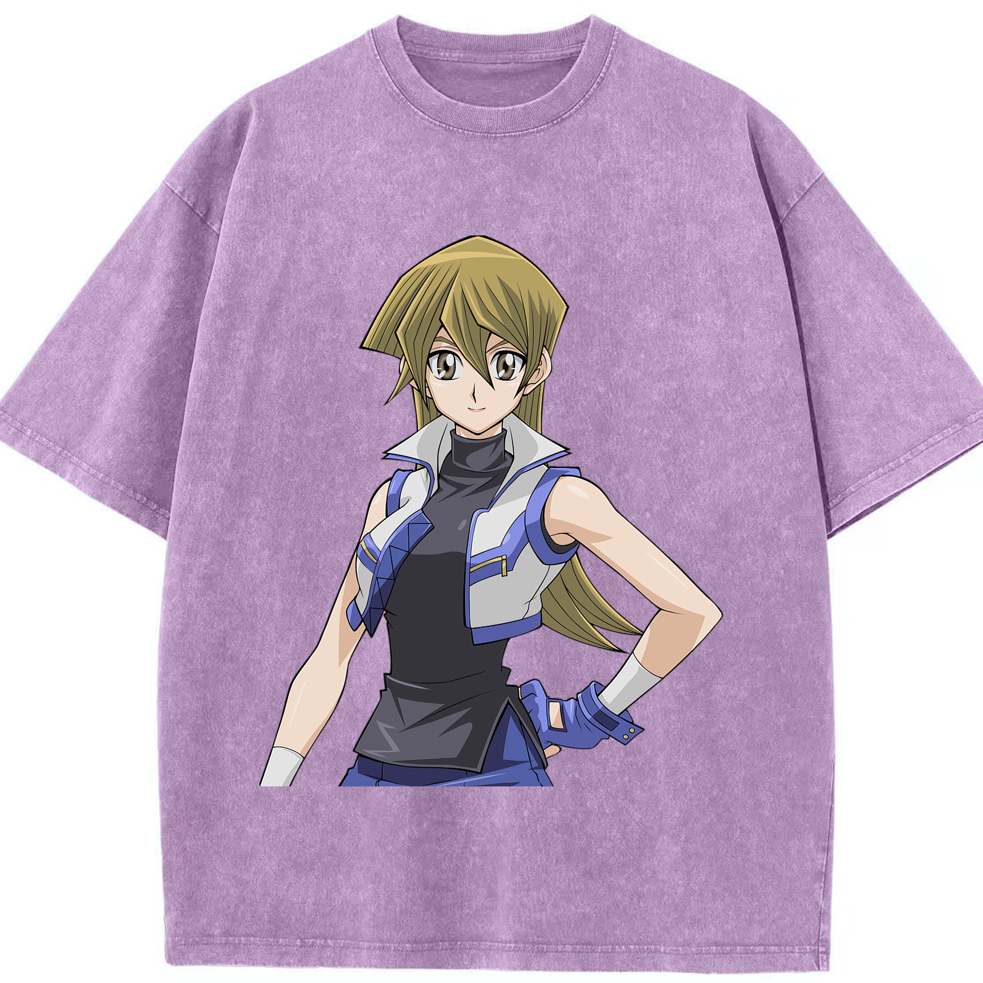 （画像用） 遊☆戯☆王 Yu-Gi-Oh! 綿100% ヴィンテージ風 半袖Tシャツ（フロントプリント）