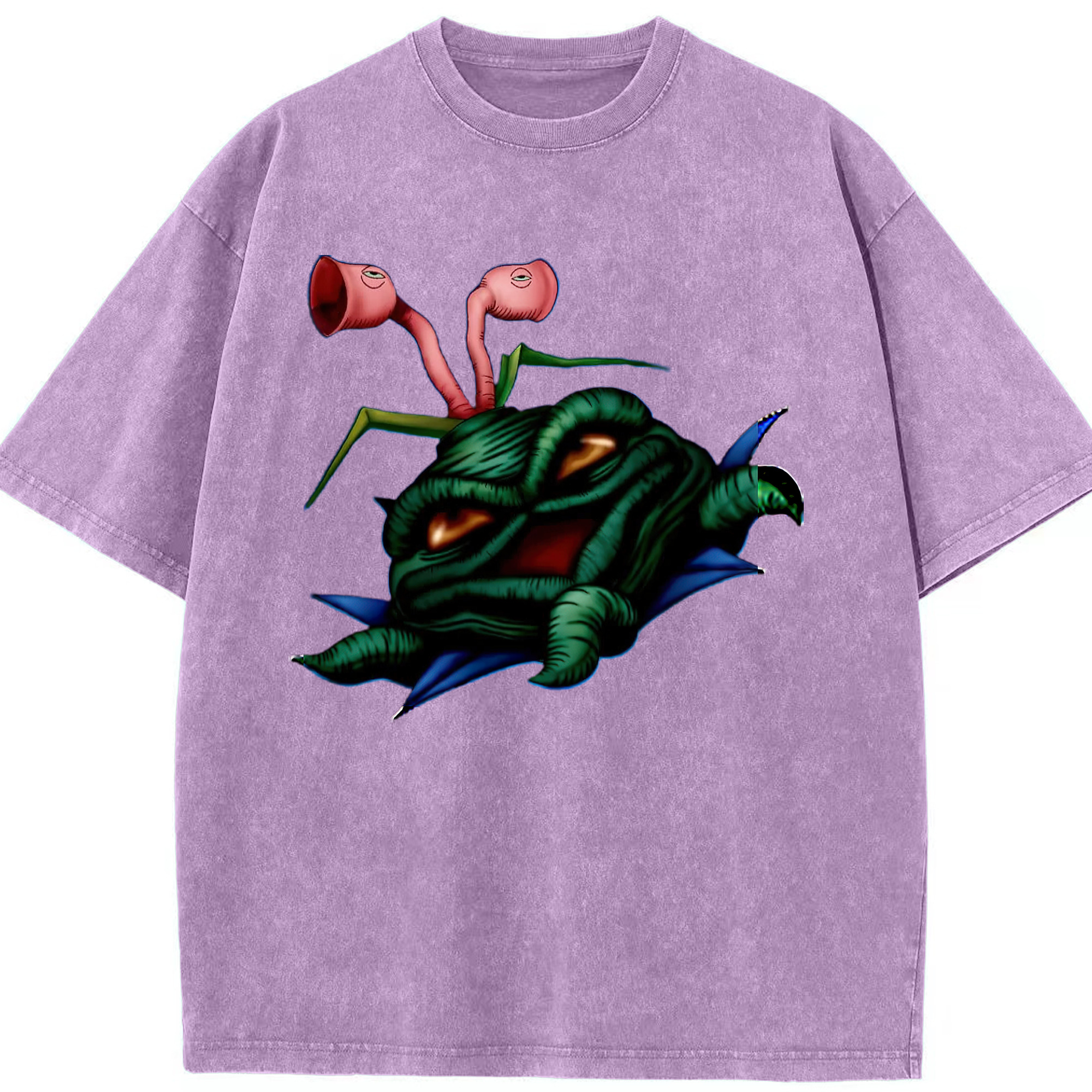 （画像用） 遊☆戯☆王 Yu-Gi-Oh! 綿100% ヴィンテージ風 半袖Tシャツ（フロントプリント）