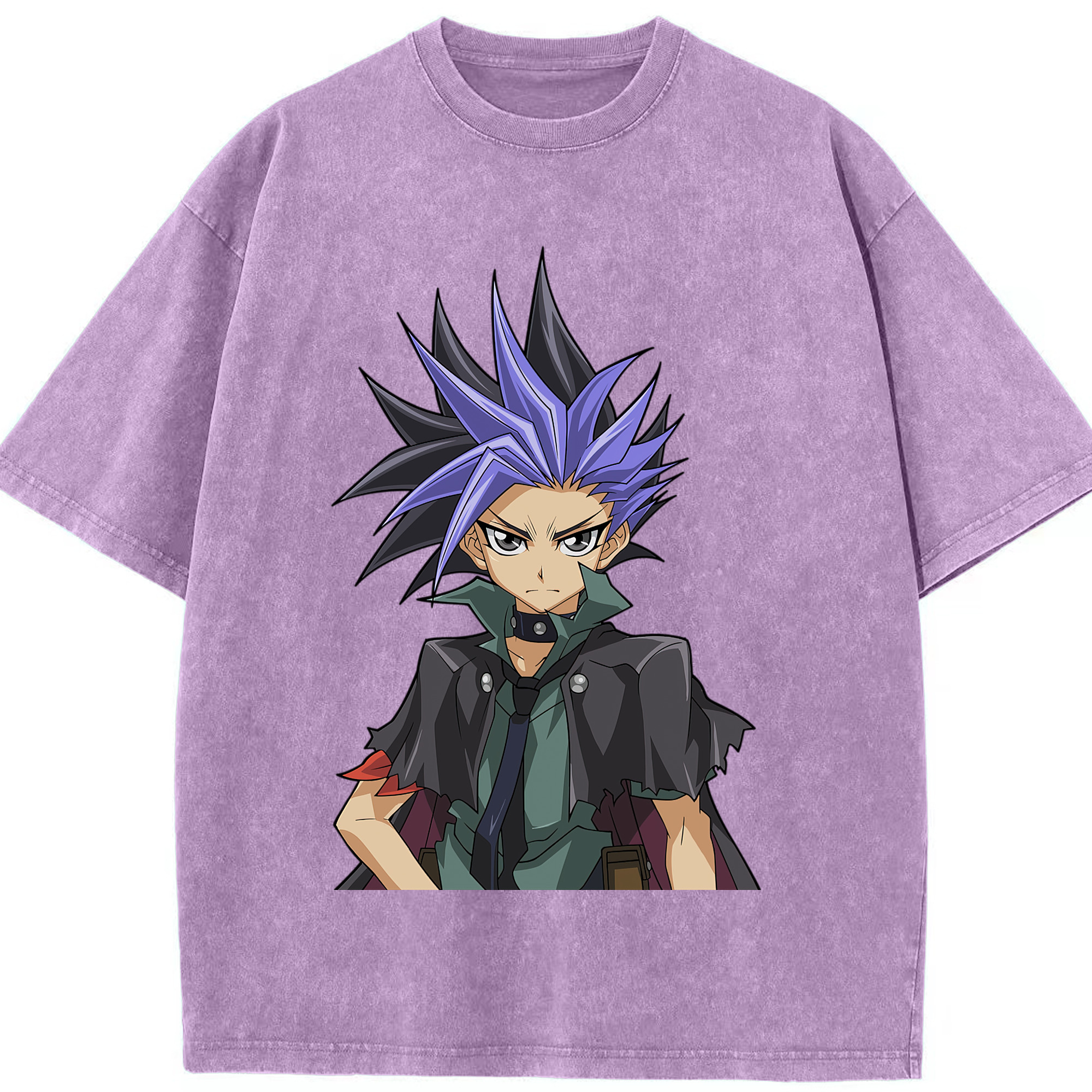 （画像用） 遊☆戯☆王 Yu-Gi-Oh! 綿100% ヴィンテージ風 半袖Tシャツ（フロントプリント）