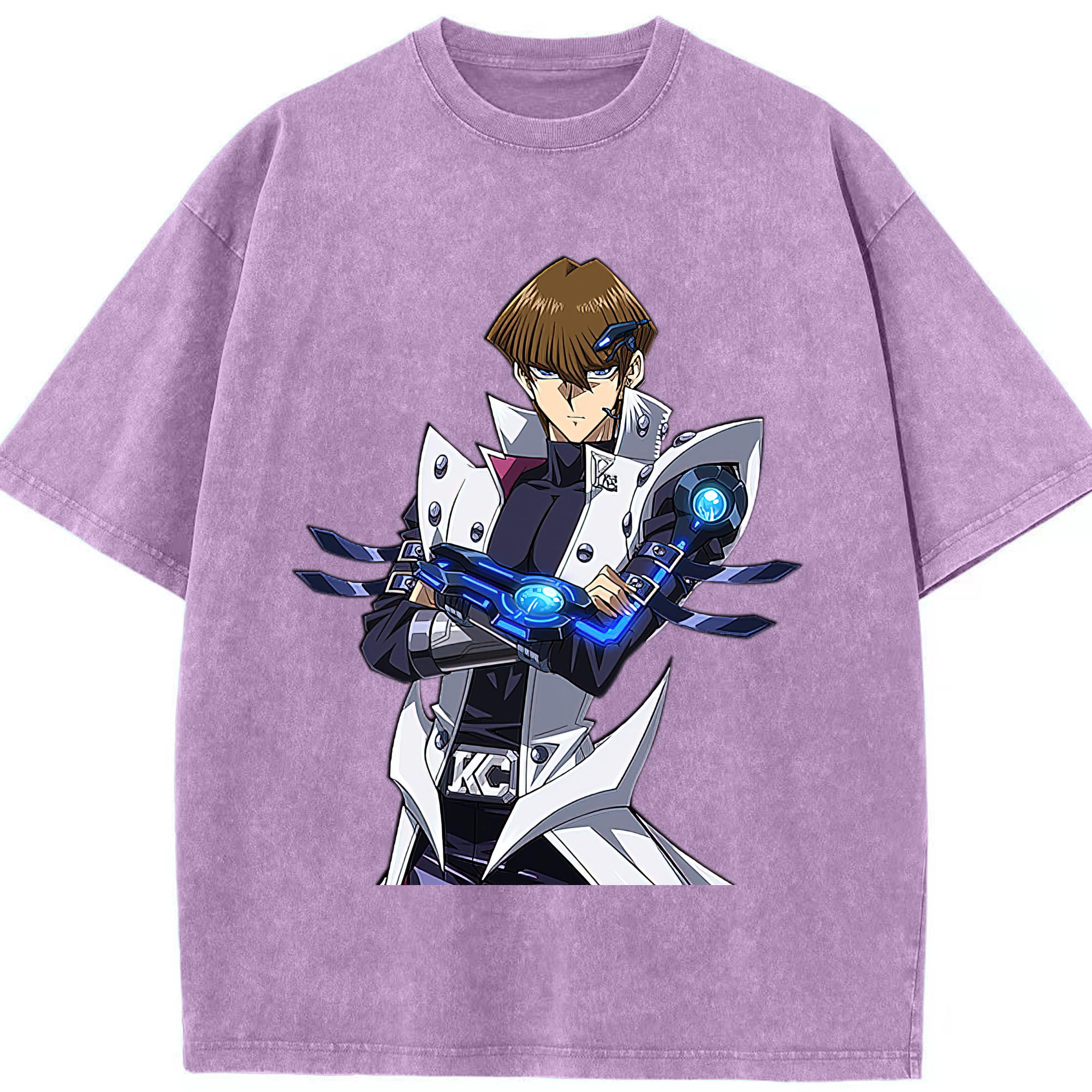 （画像用） 遊☆戯☆王 Yu-Gi-Oh! 綿100% ヴィンテージ風 半袖Tシャツ（フロントプリント）