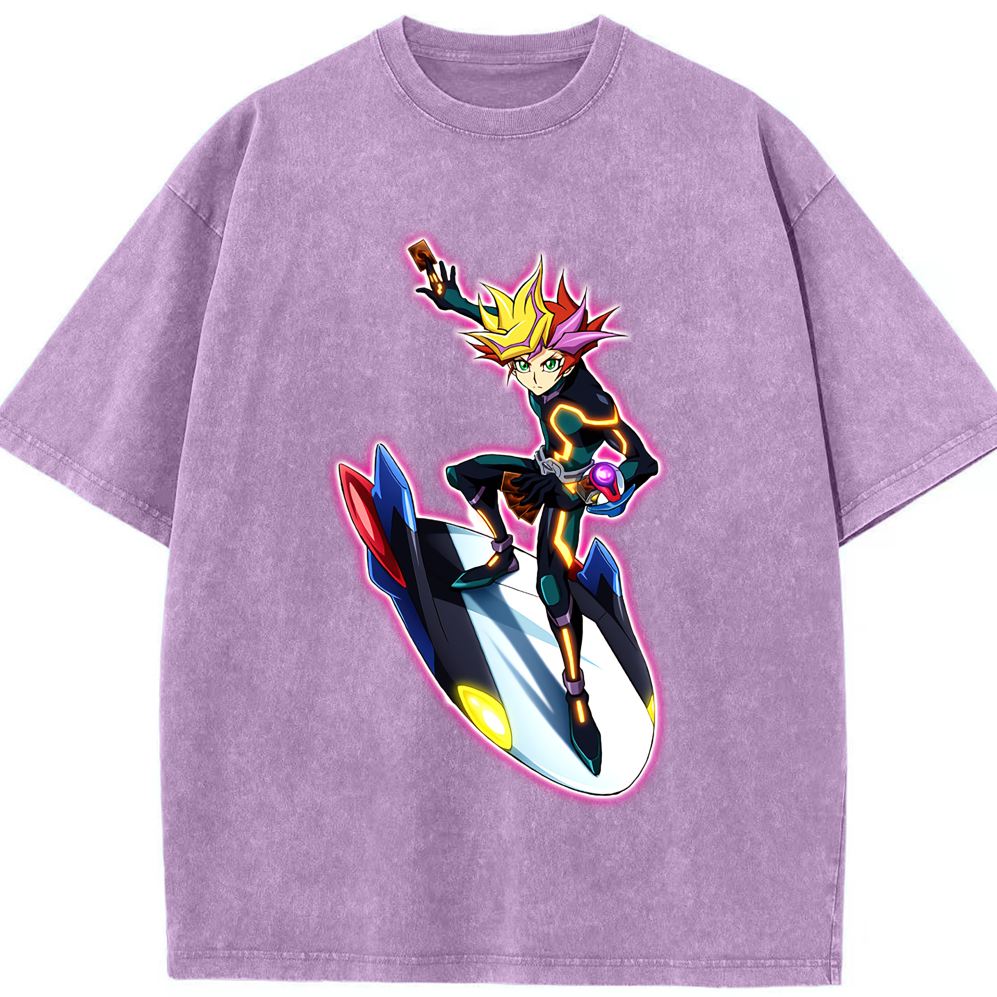 （画像用） 遊☆戯☆王 Yu-Gi-Oh! 綿100% ヴィンテージ風 半袖Tシャツ（フロントプリント）