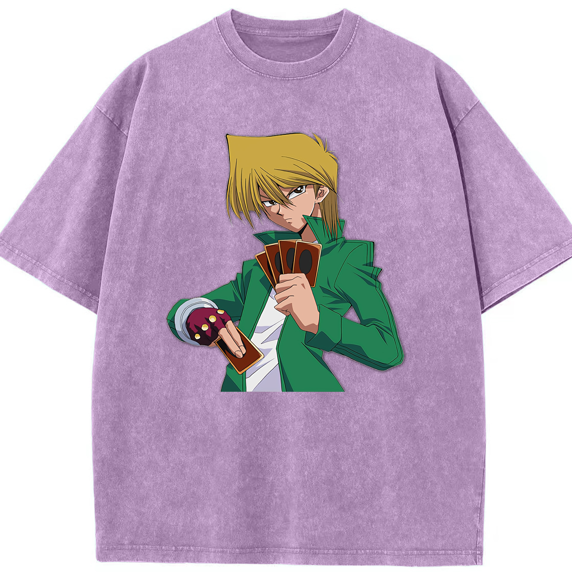 （画像用） 遊☆戯☆王 Yu-Gi-Oh! 綿100% ヴィンテージ風 半袖Tシャツ（フロントプリント）