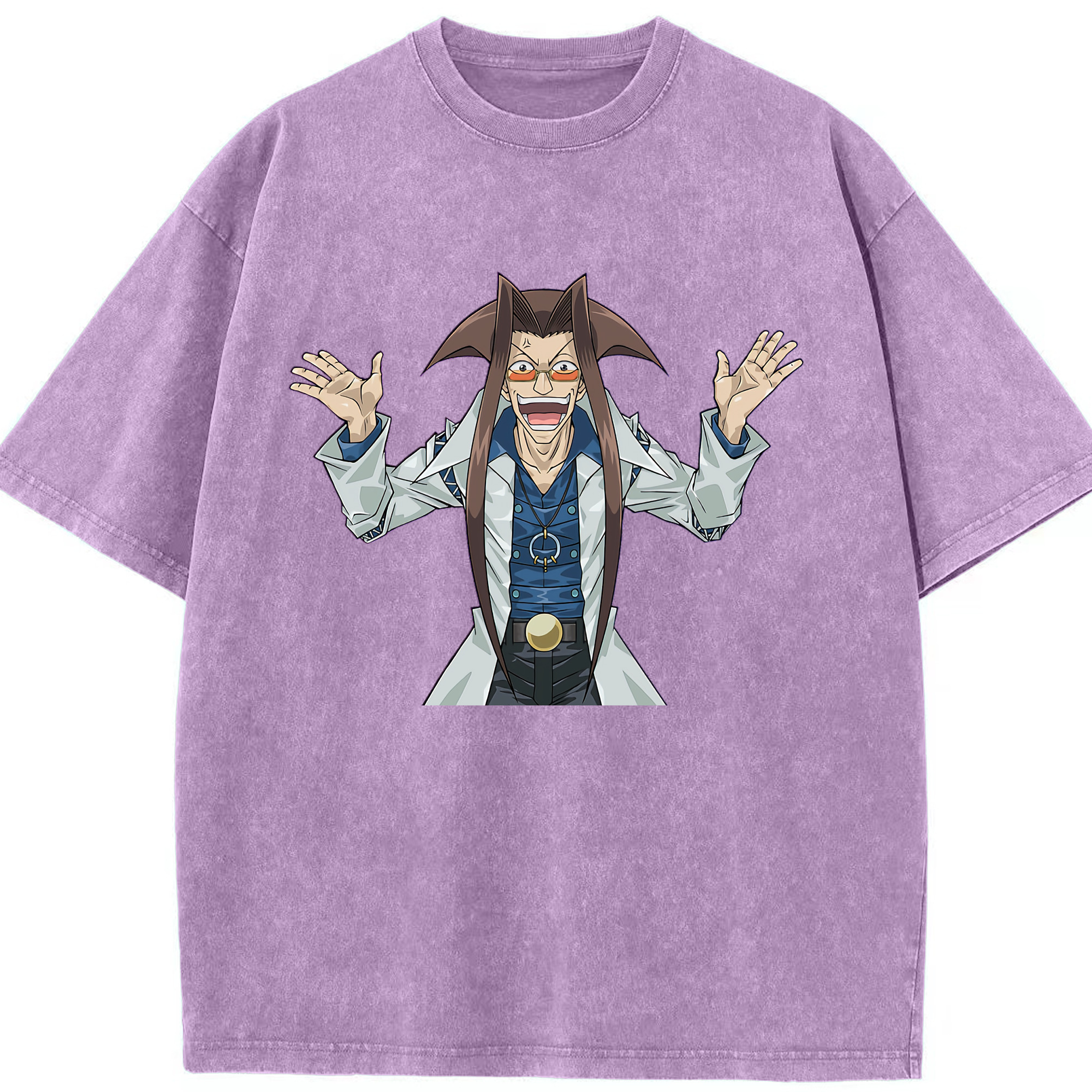 （画像用） 遊☆戯☆王 Yu-Gi-Oh! 綿100% ヴィンテージ風 半袖Tシャツ（フロントプリント）