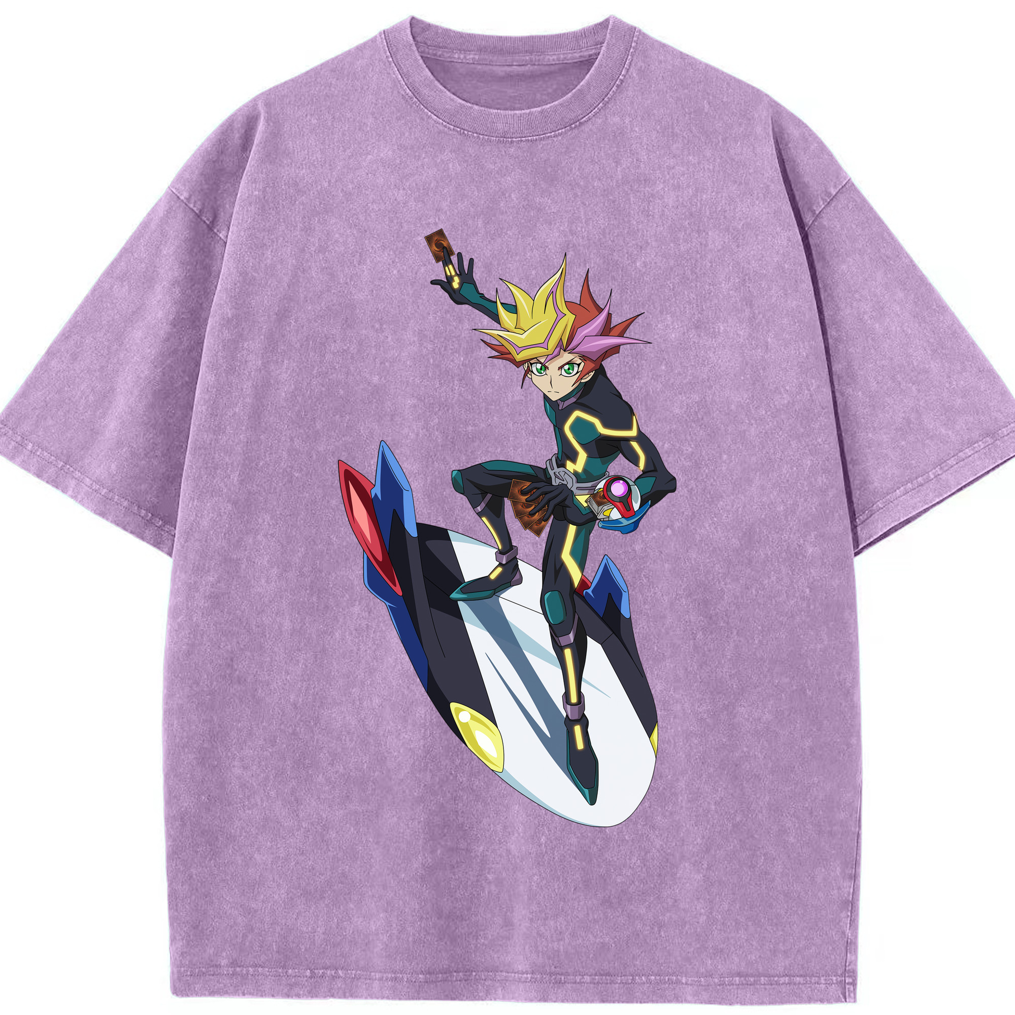 （画像用） 遊☆戯☆王 Yu-Gi-Oh! 綿100% ヴィンテージ風 半袖Tシャツ（フロントプリント）