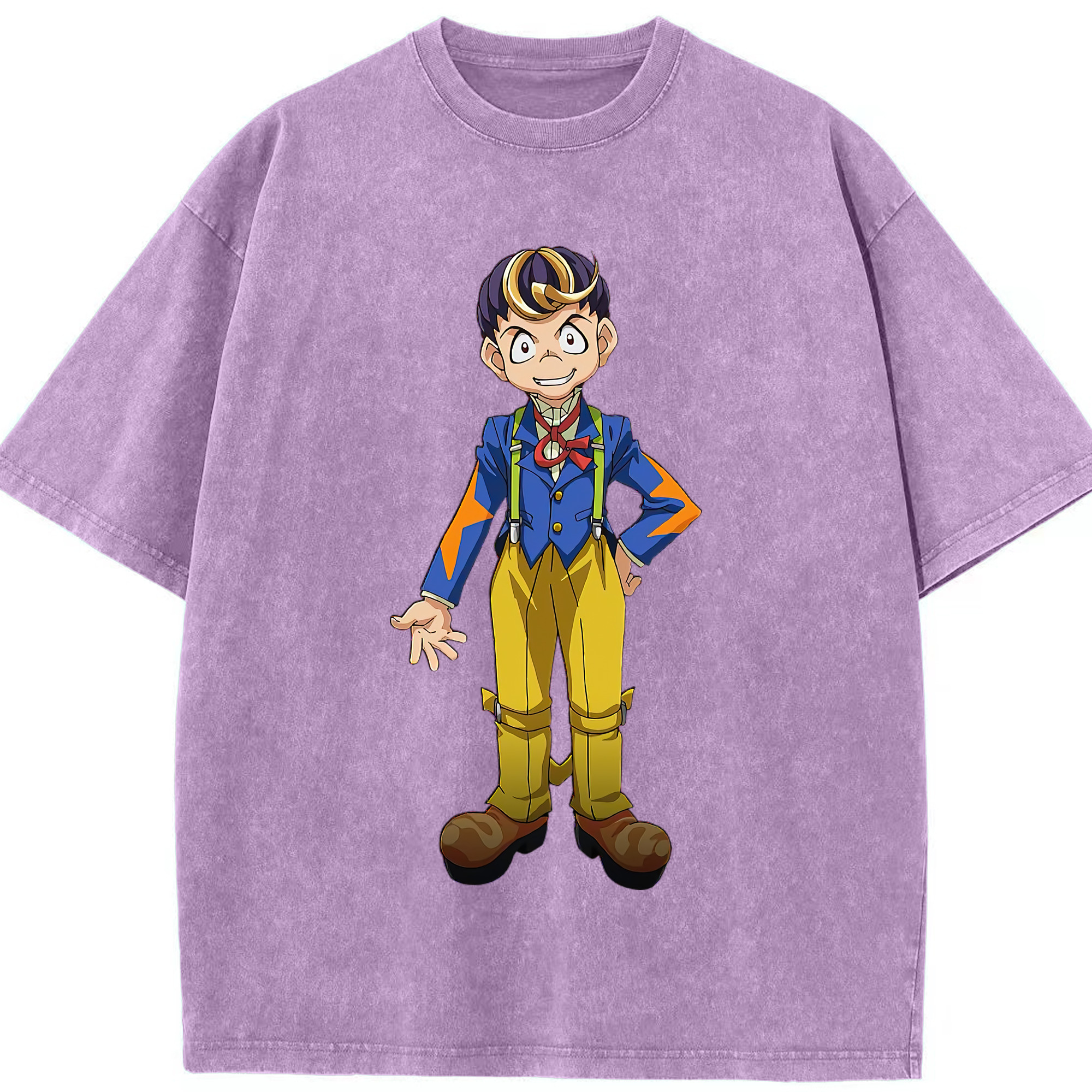 （画像用） 遊☆戯☆王 Yu-Gi-Oh! 綿100% ヴィンテージ風 半袖Tシャツ（フロントプリント）