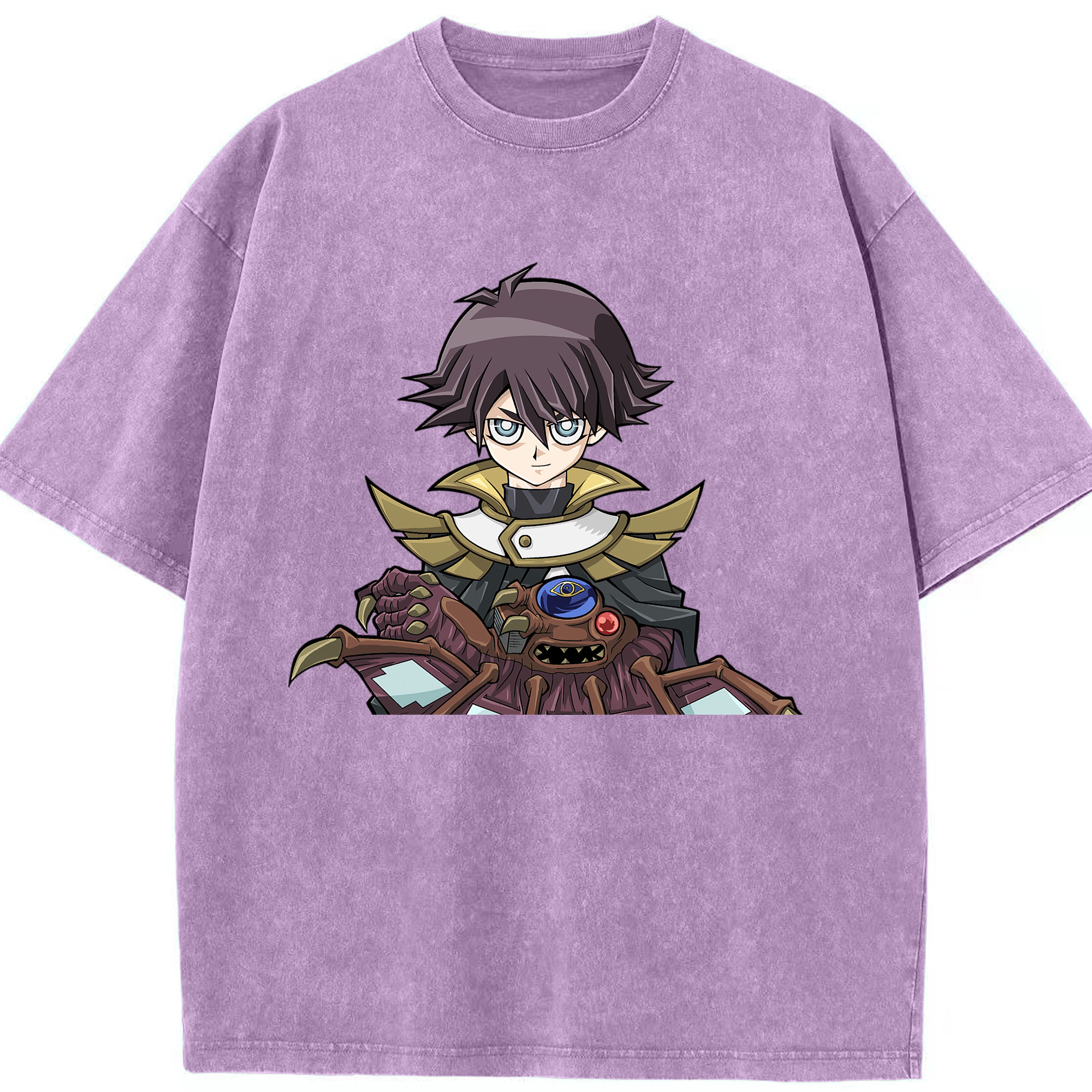 （画像用） 遊☆戯☆王 Yu-Gi-Oh! 綿100% ヴィンテージ風 半袖Tシャツ（フロントプリント）