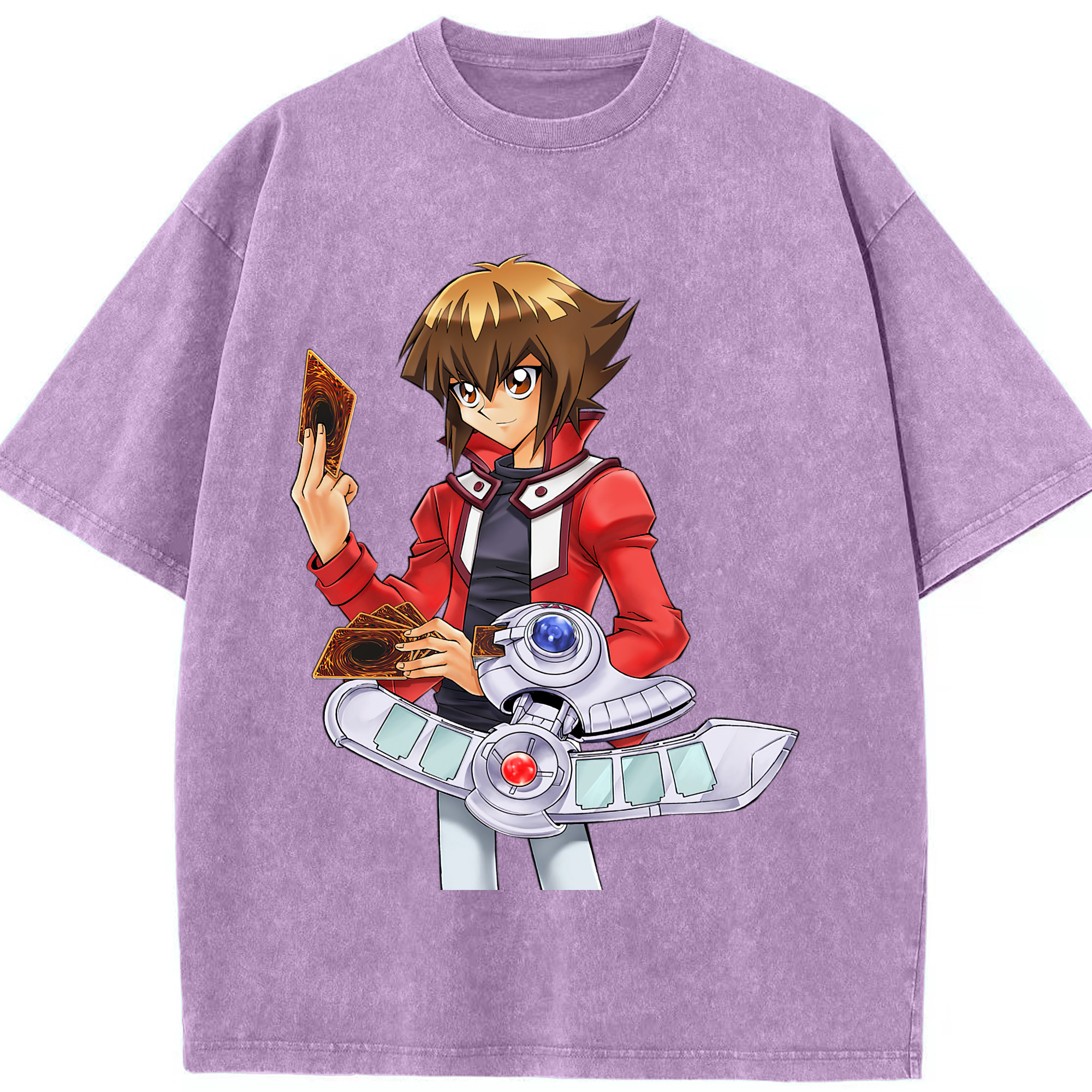 （画像用） 遊☆戯☆王 Yu-Gi-Oh! 綿100% ヴィンテージ風 半袖Tシャツ（フロントプリント）