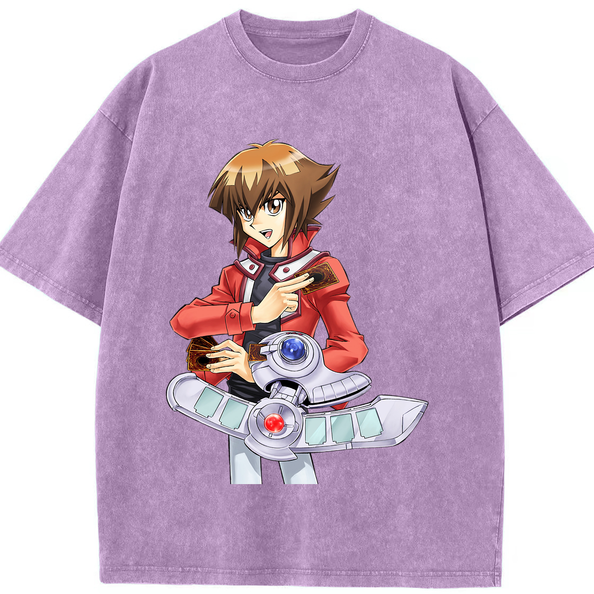 （画像用） 遊☆戯☆王 Yu-Gi-Oh! 綿100% ヴィンテージ風 半袖Tシャツ（フロントプリント）