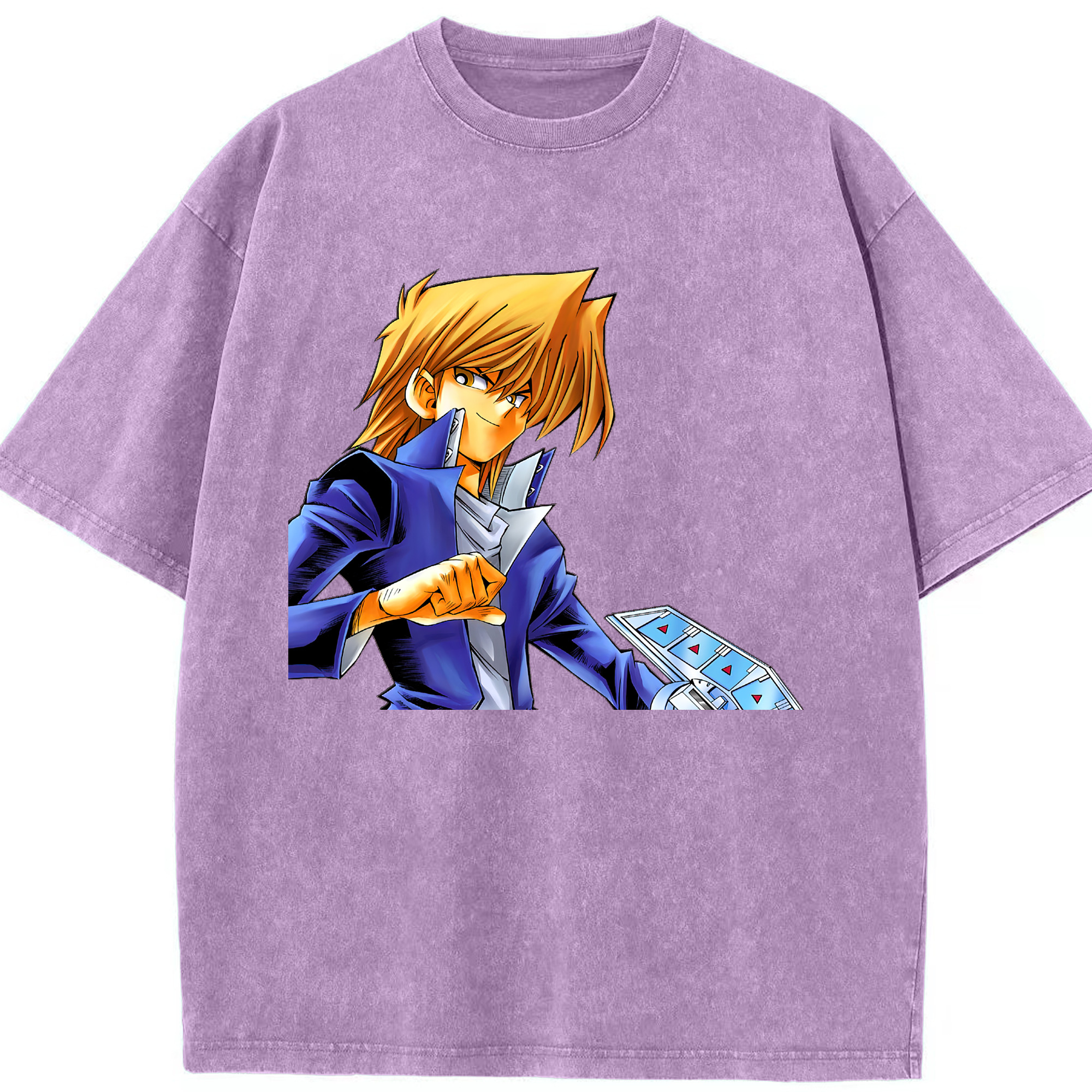 （画像用） 遊☆戯☆王 Yu-Gi-Oh! 綿100% ヴィンテージ風 半袖Tシャツ（フロントプリント）