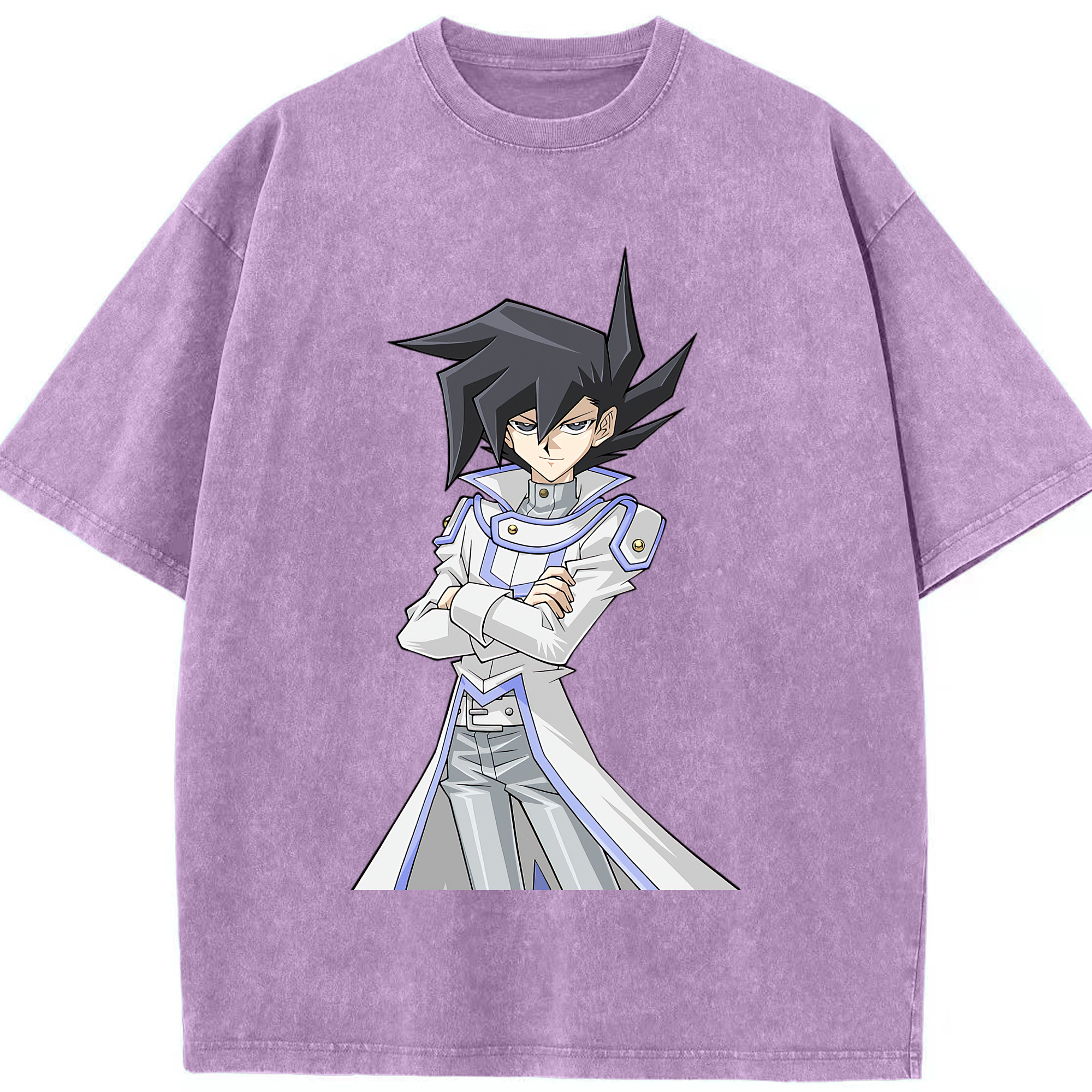 （画像用） 遊☆戯☆王 Yu-Gi-Oh! 綿100% ヴィンテージ風 半袖Tシャツ（フロントプリント）