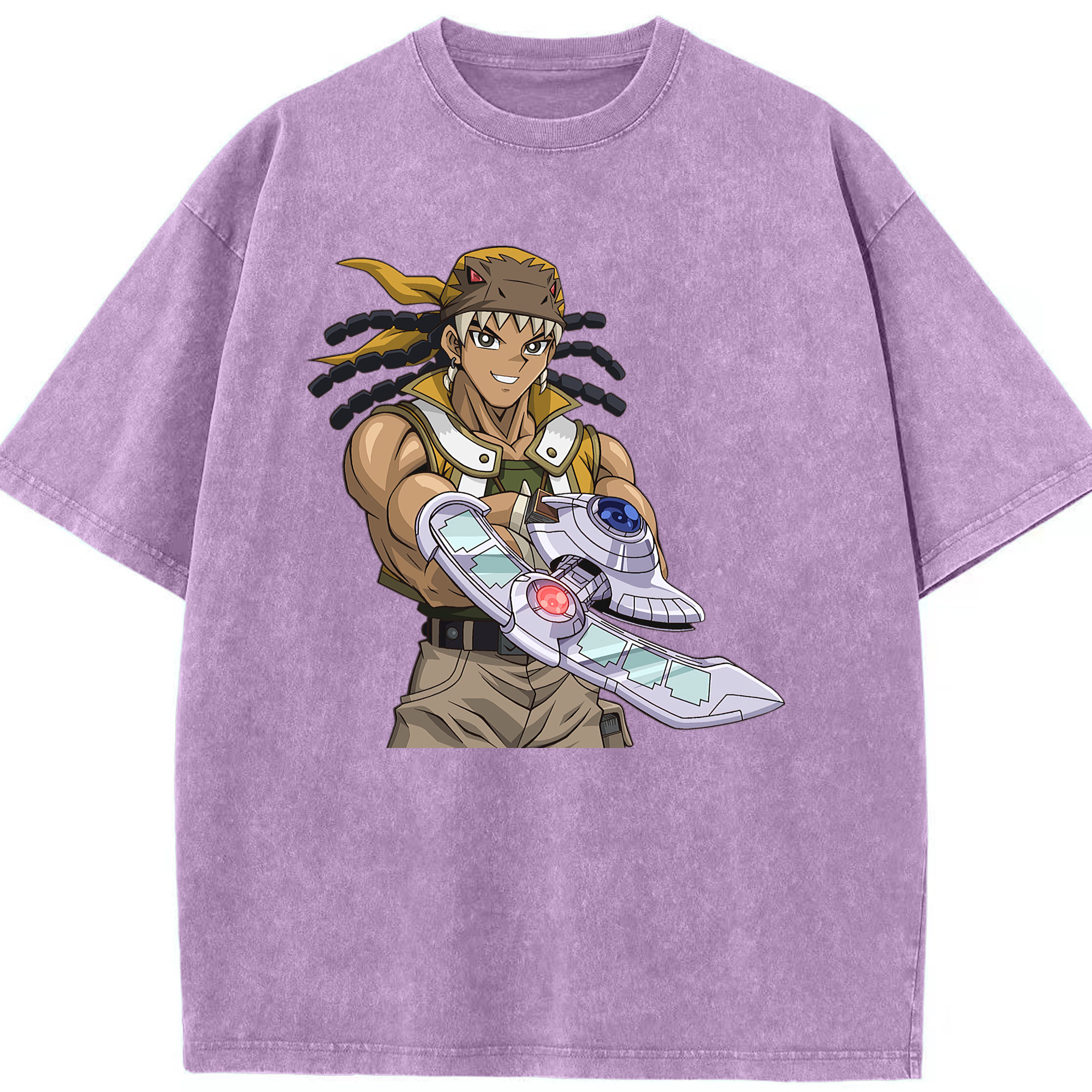 （画像用） 遊☆戯☆王 Yu-Gi-Oh! 綿100% ヴィンテージ風 半袖Tシャツ（フロントプリント）
