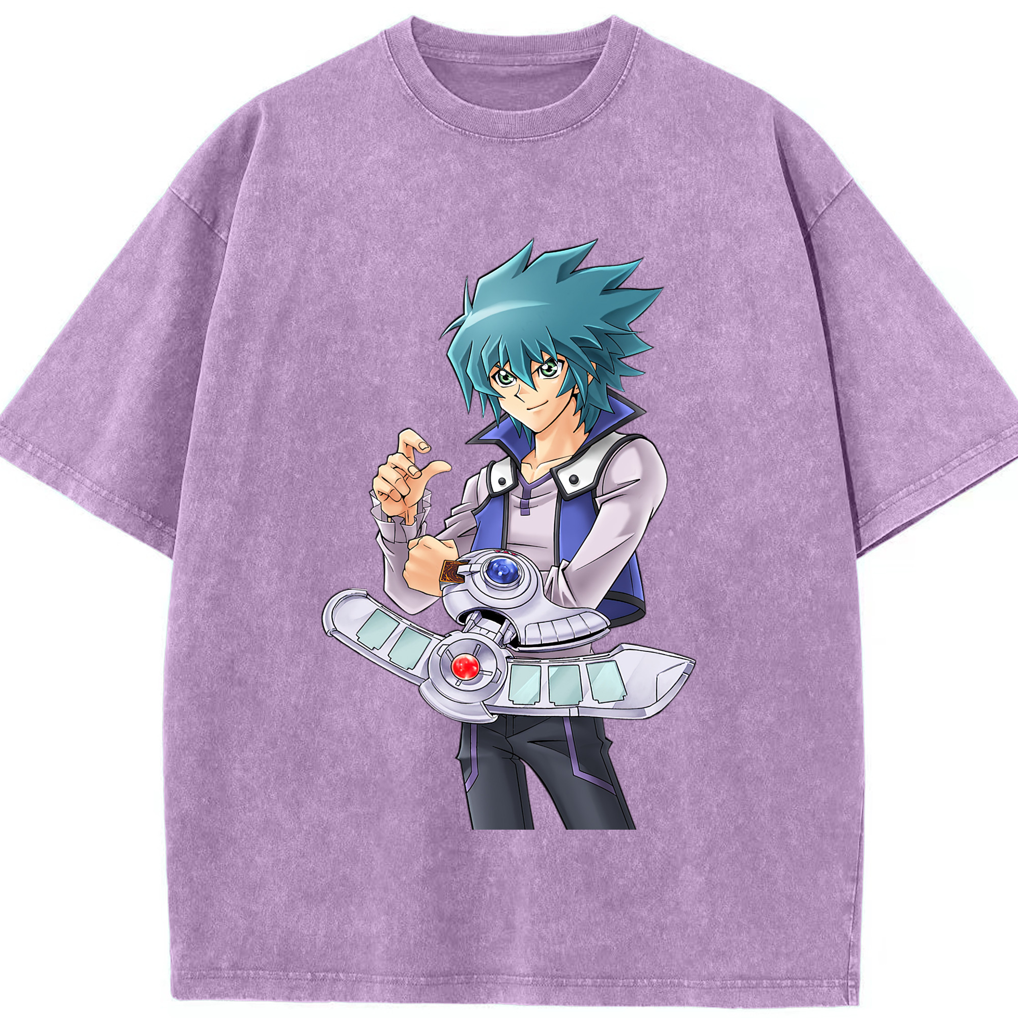 （画像用） 遊☆戯☆王 Yu-Gi-Oh! 綿100% ヴィンテージ風 半袖Tシャツ（フロントプリント）