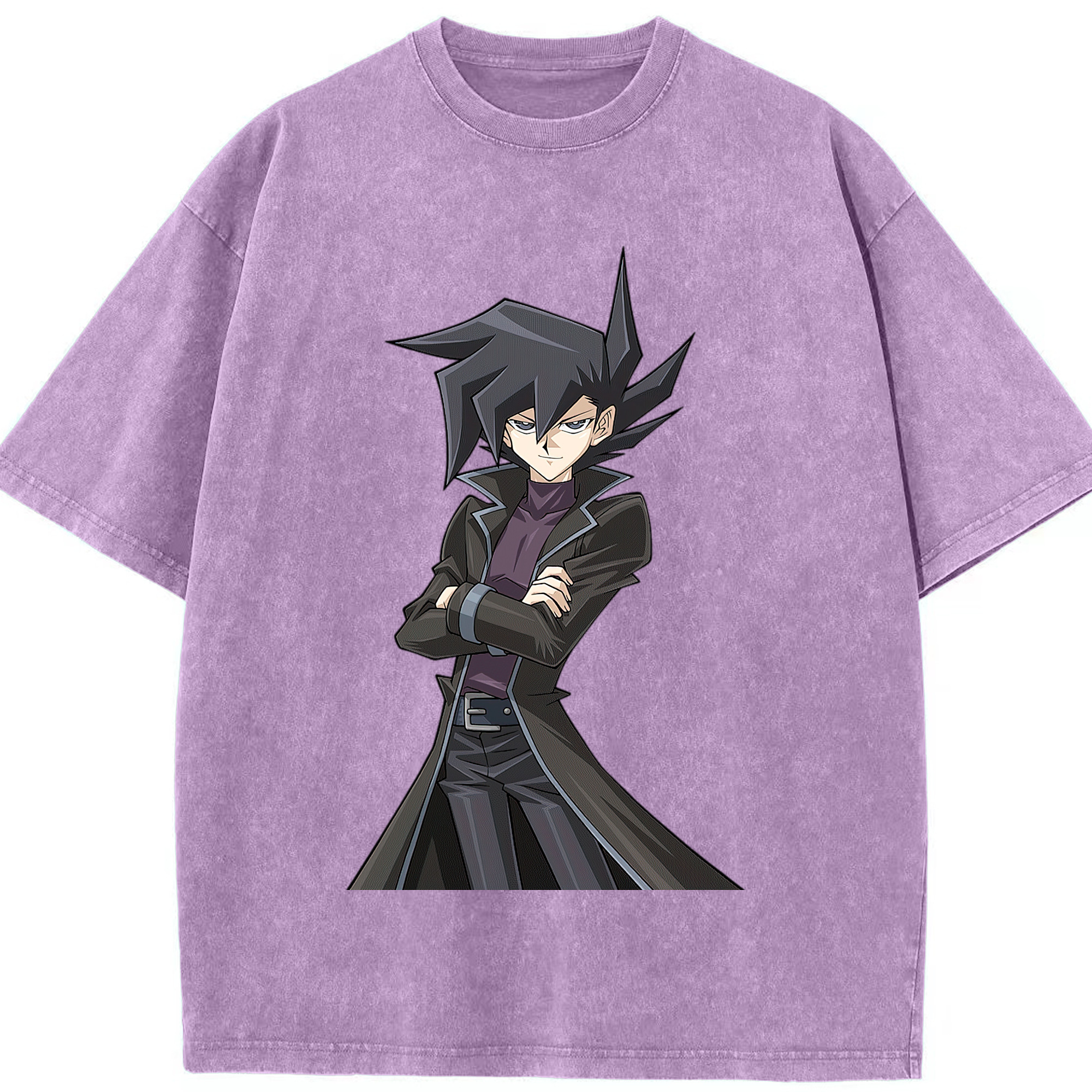 （画像用） 遊☆戯☆王 Yu-Gi-Oh! 綿100% ヴィンテージ風 半袖Tシャツ（フロントプリント）