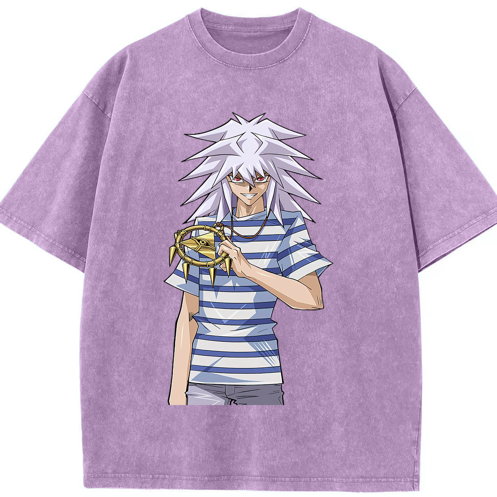 （画像用） 遊☆戯☆王 Yu-Gi-Oh! 綿100% ヴィンテージ風 半袖Tシャツ（フロントプリント）